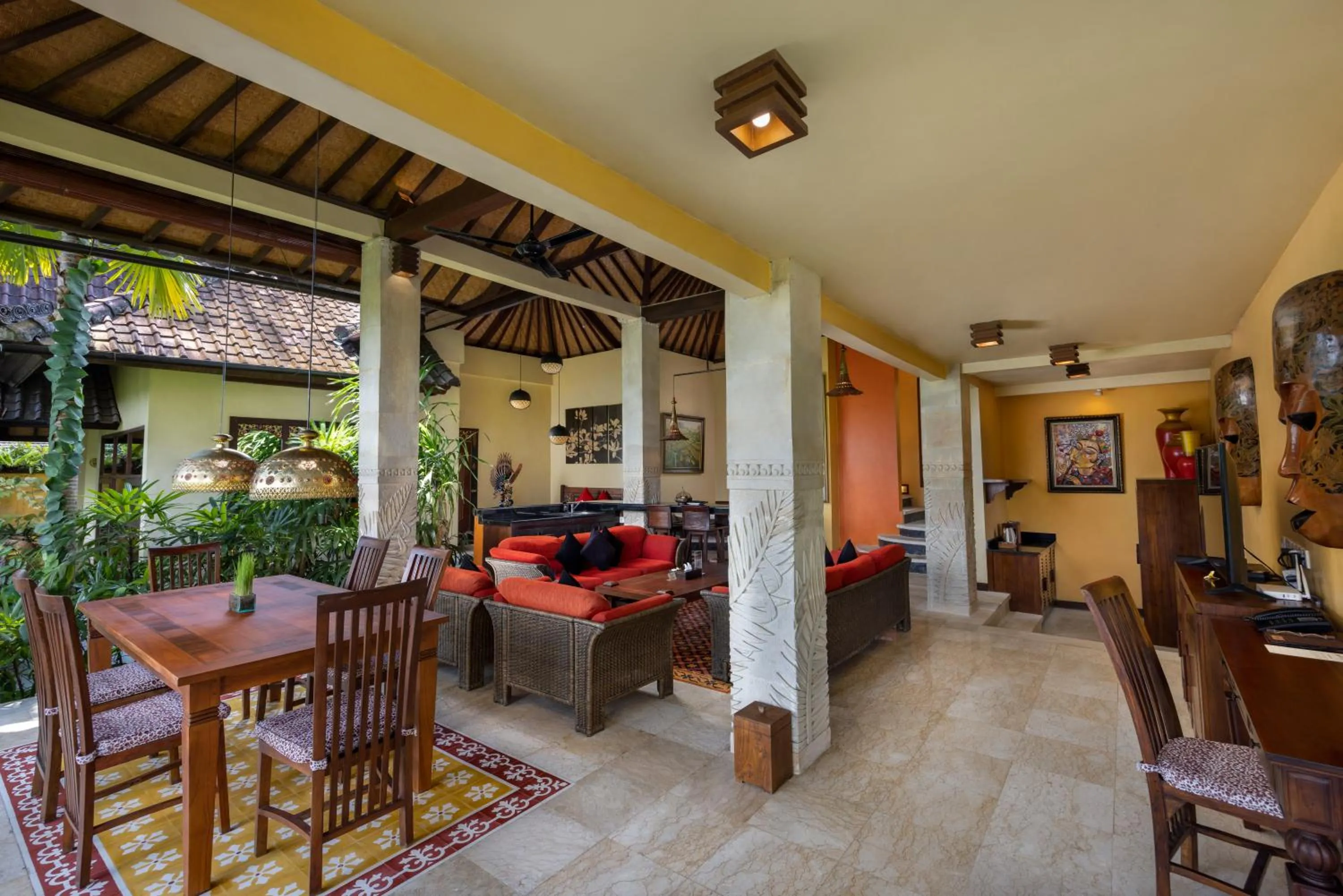Living room in Bidadari Private Villas & Retreat