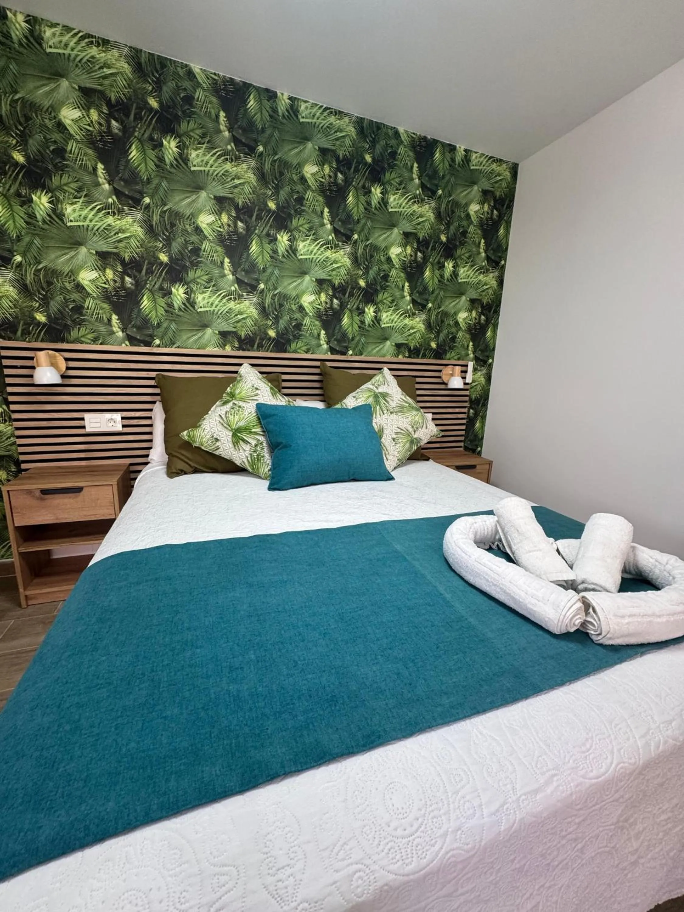 Bed in Bajondillo Beach Cozy Inns