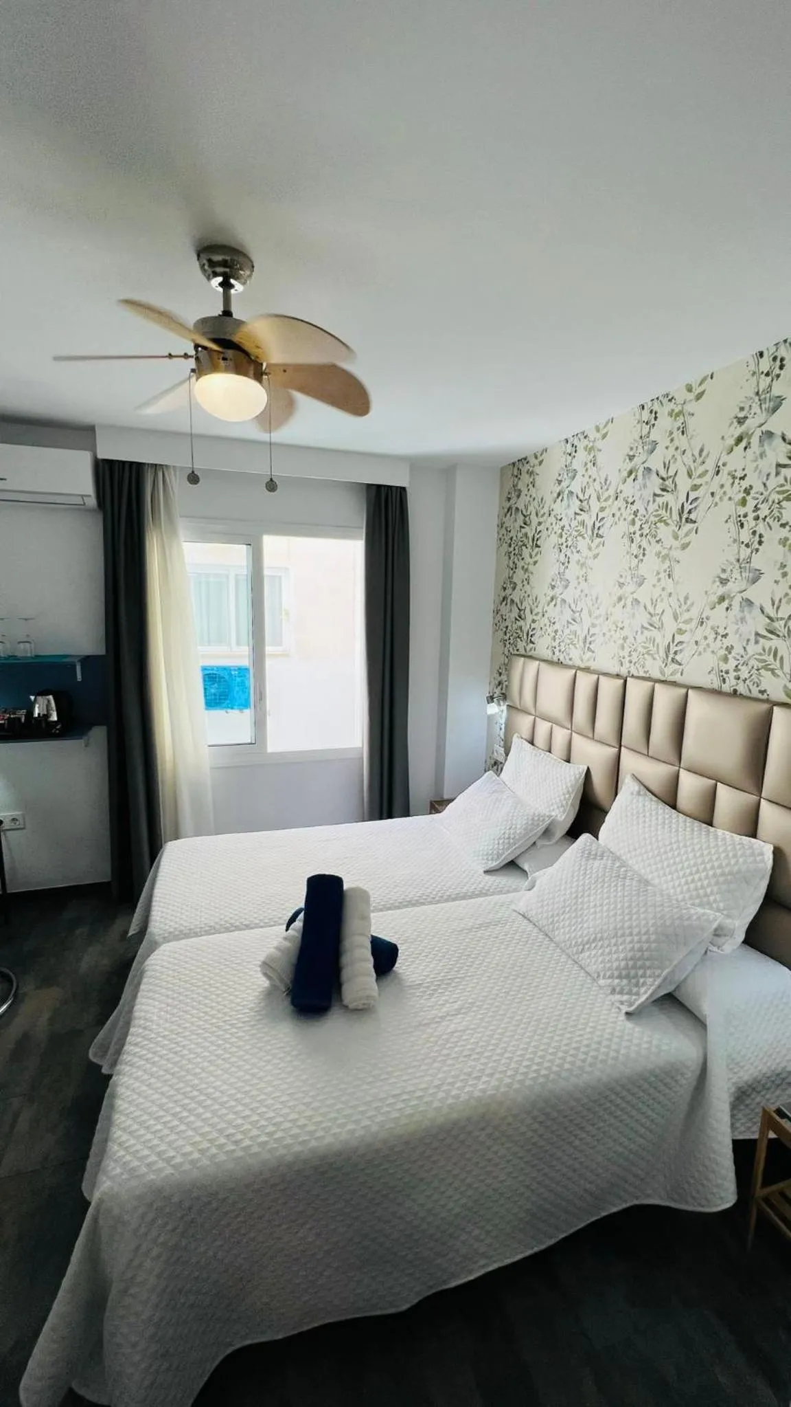 Bed in Bajondillo Beach Cozy Inns