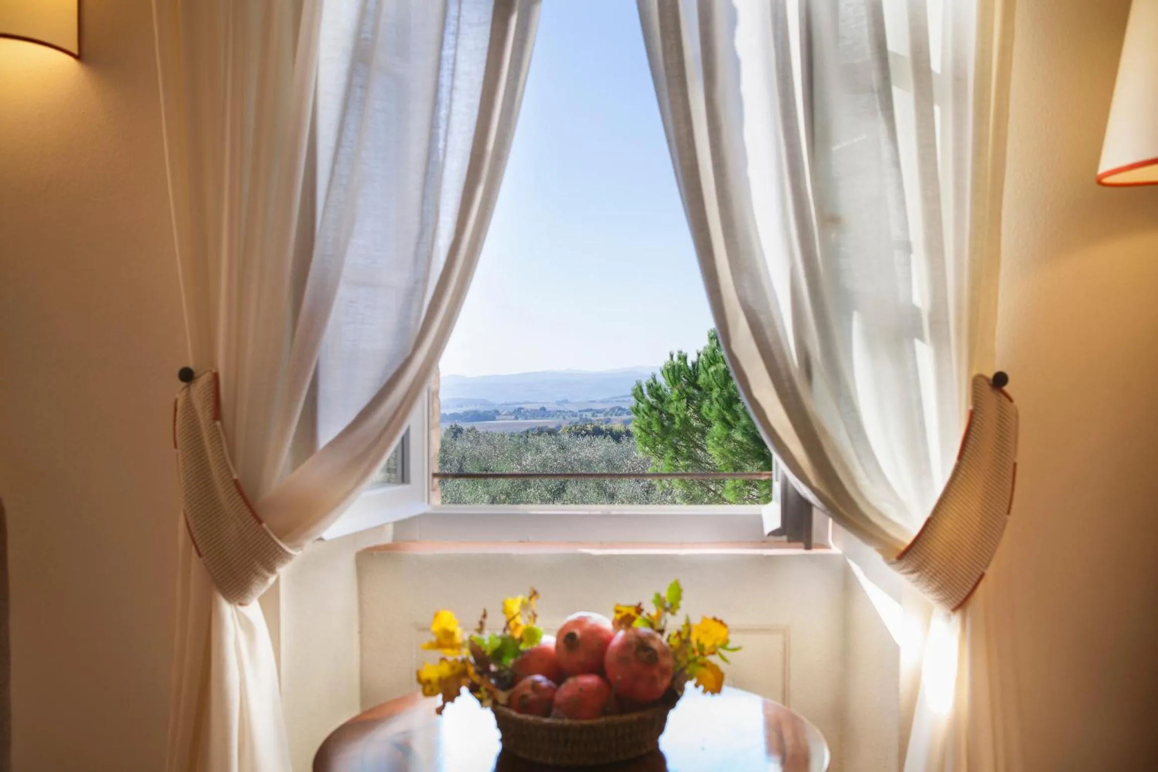 Landmark view in Podere Brizio