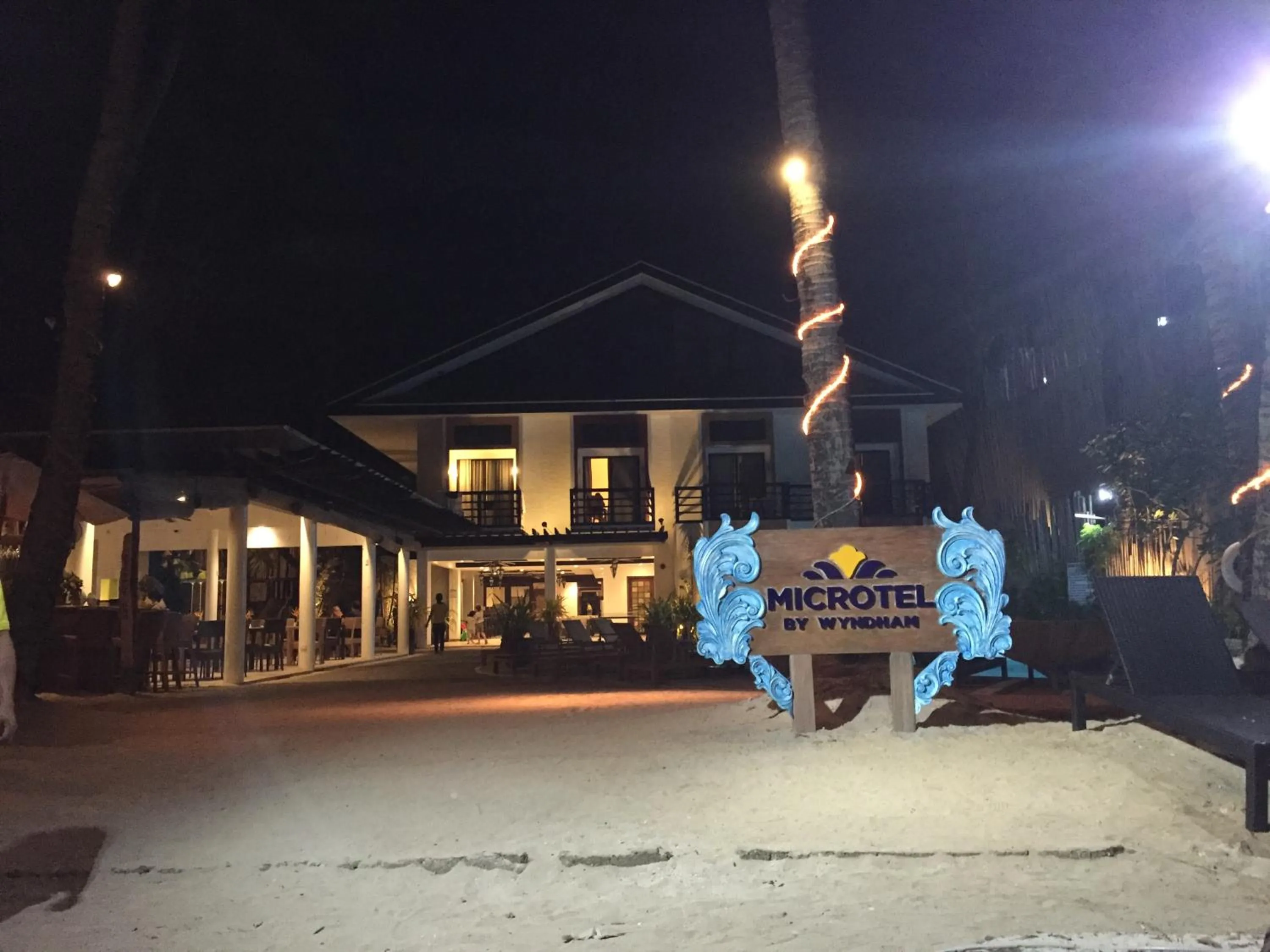 Property logo or sign in Microtel by Wyndham Boracay