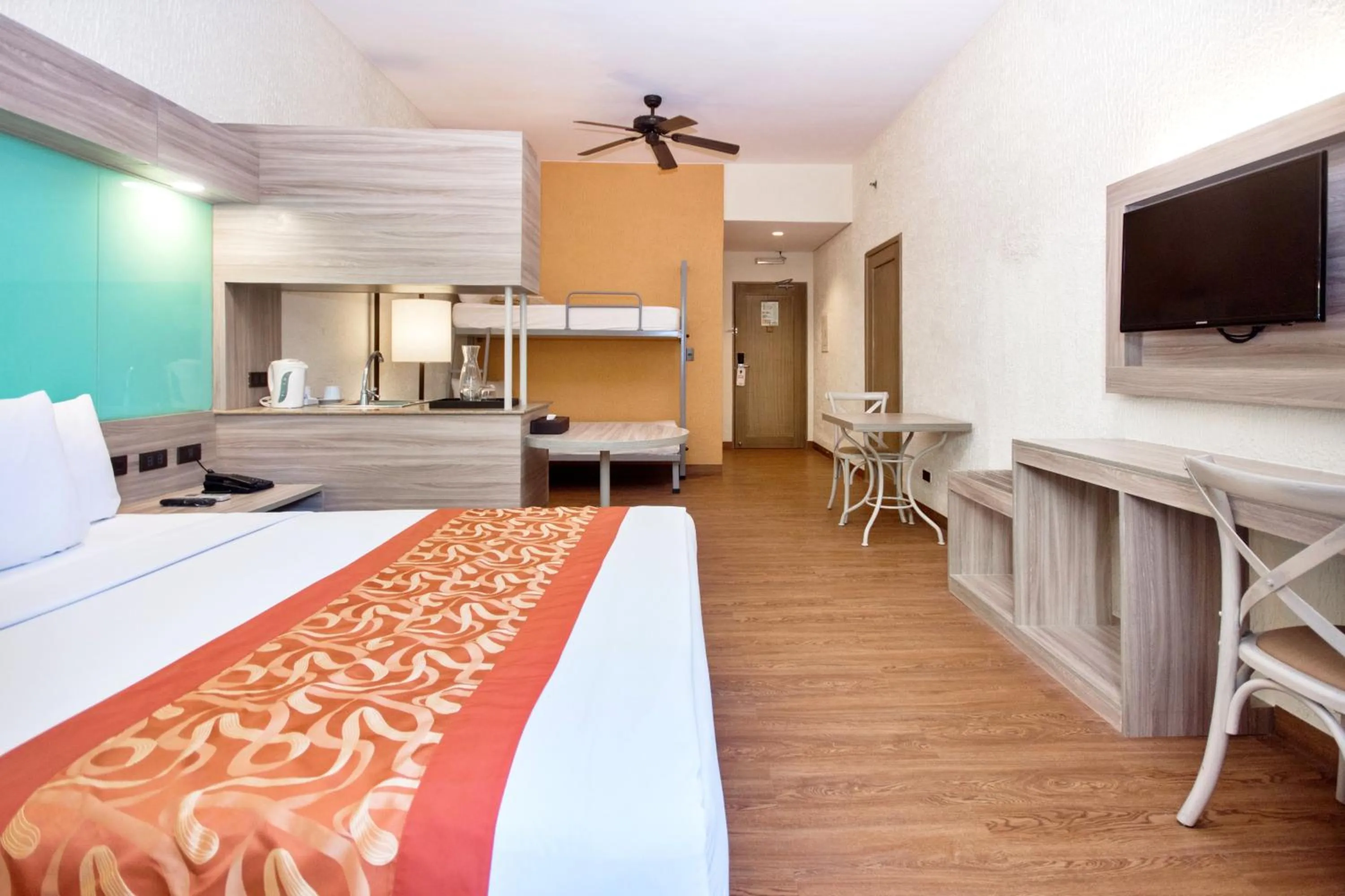 Floor plan, Bed in Microtel by Wyndham Boracay