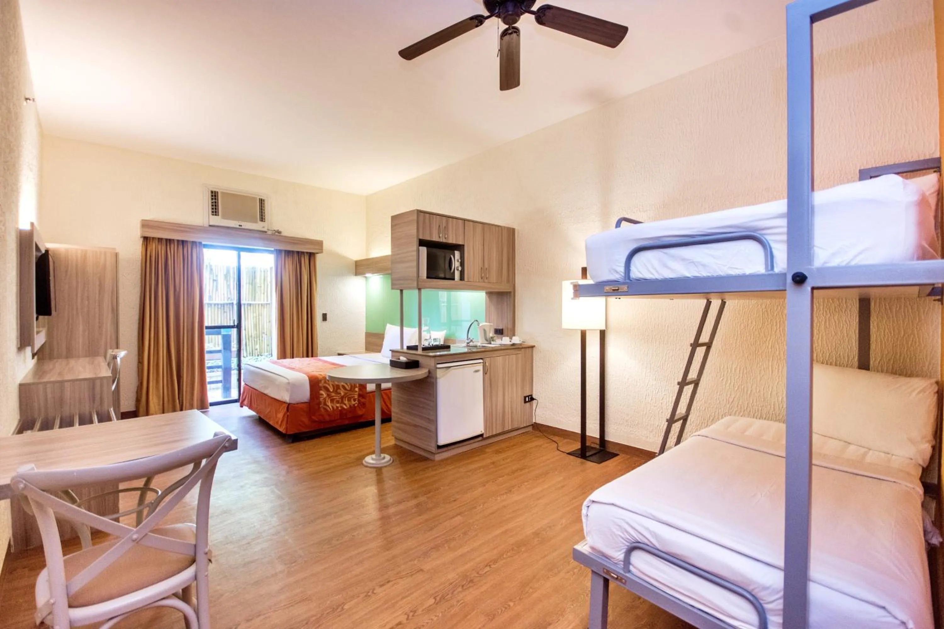 Bed in Microtel by Wyndham Boracay