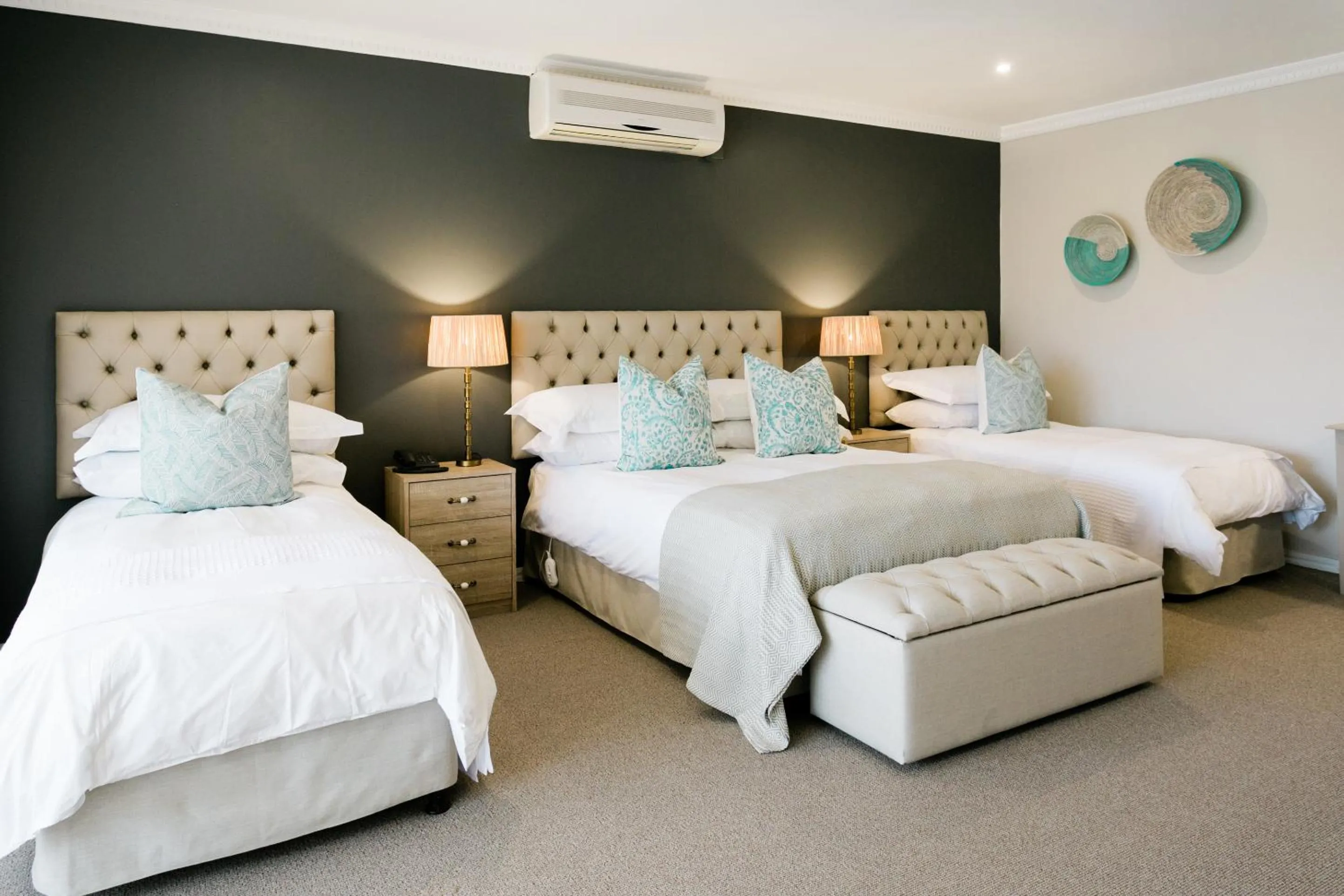 Bed in Mont d'Or Hotel Clarens