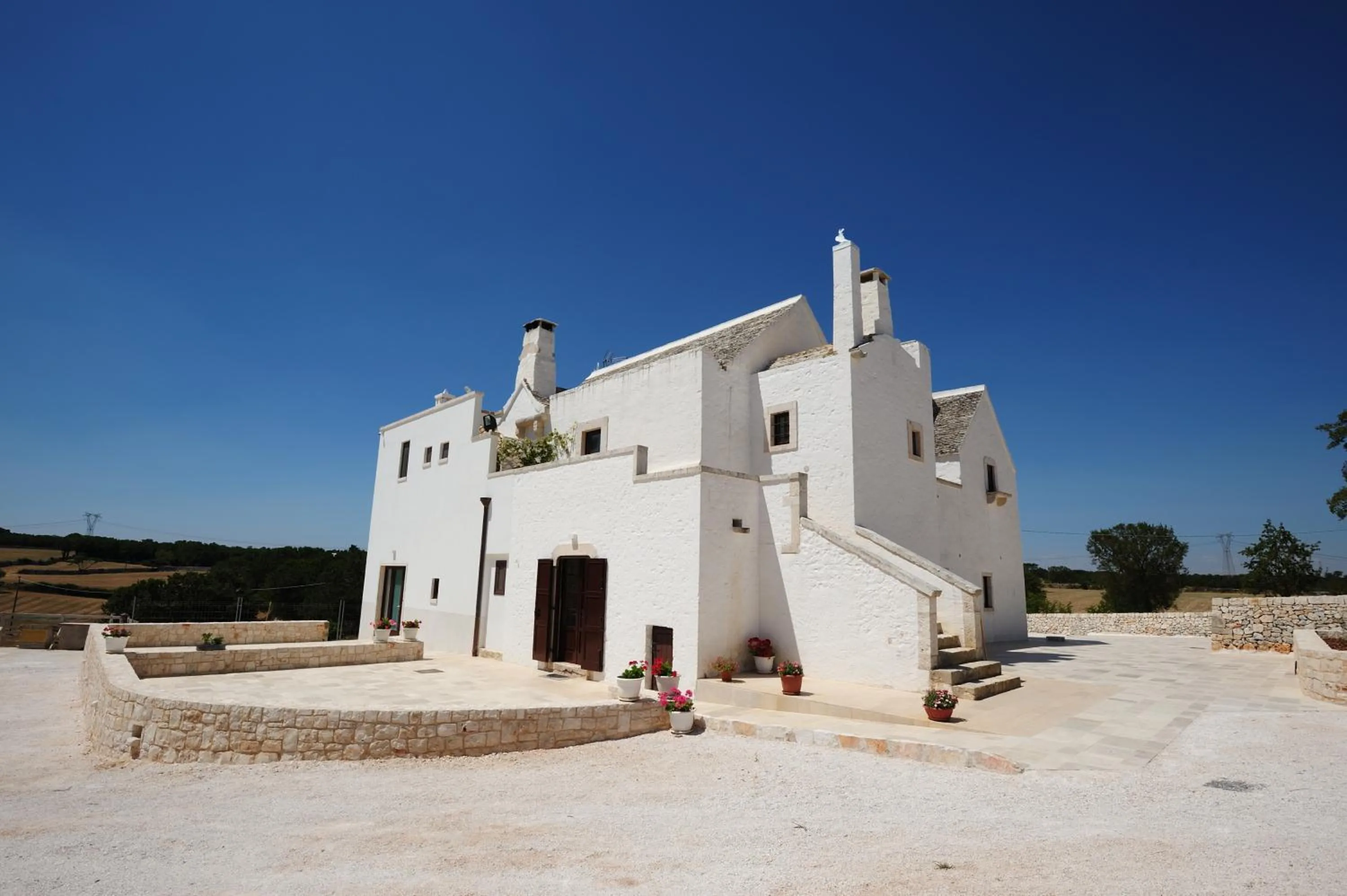 Facade/entrance in Masseria Calandrella