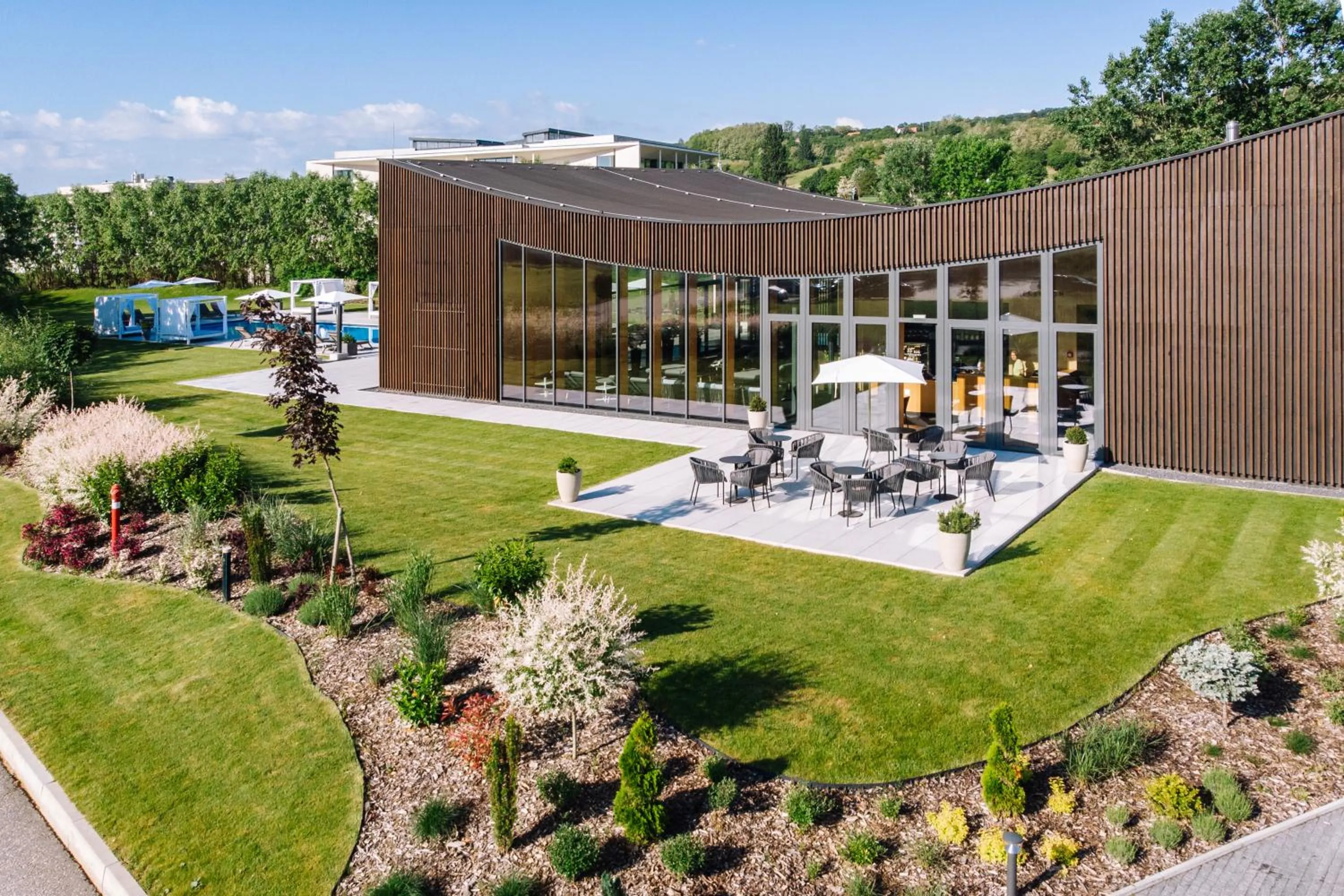 Garden view in Zala Springs Golf Resort