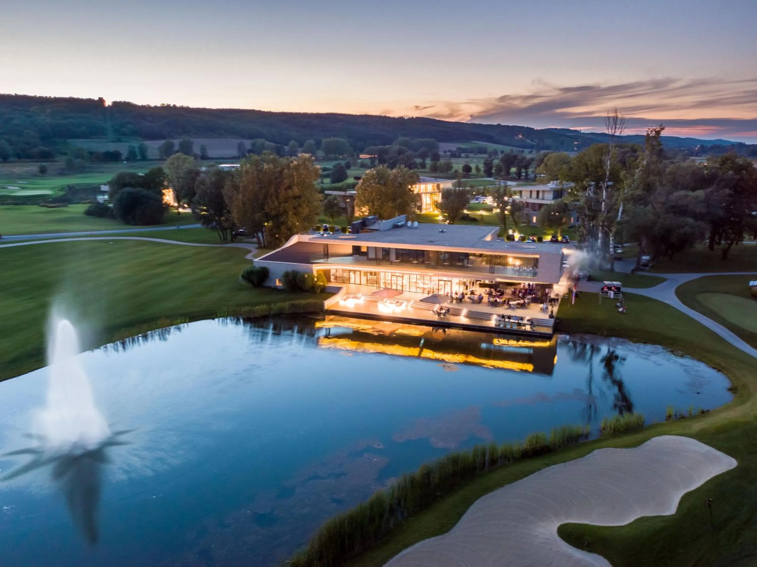 Natural landscape in Zala Springs Golf Resort