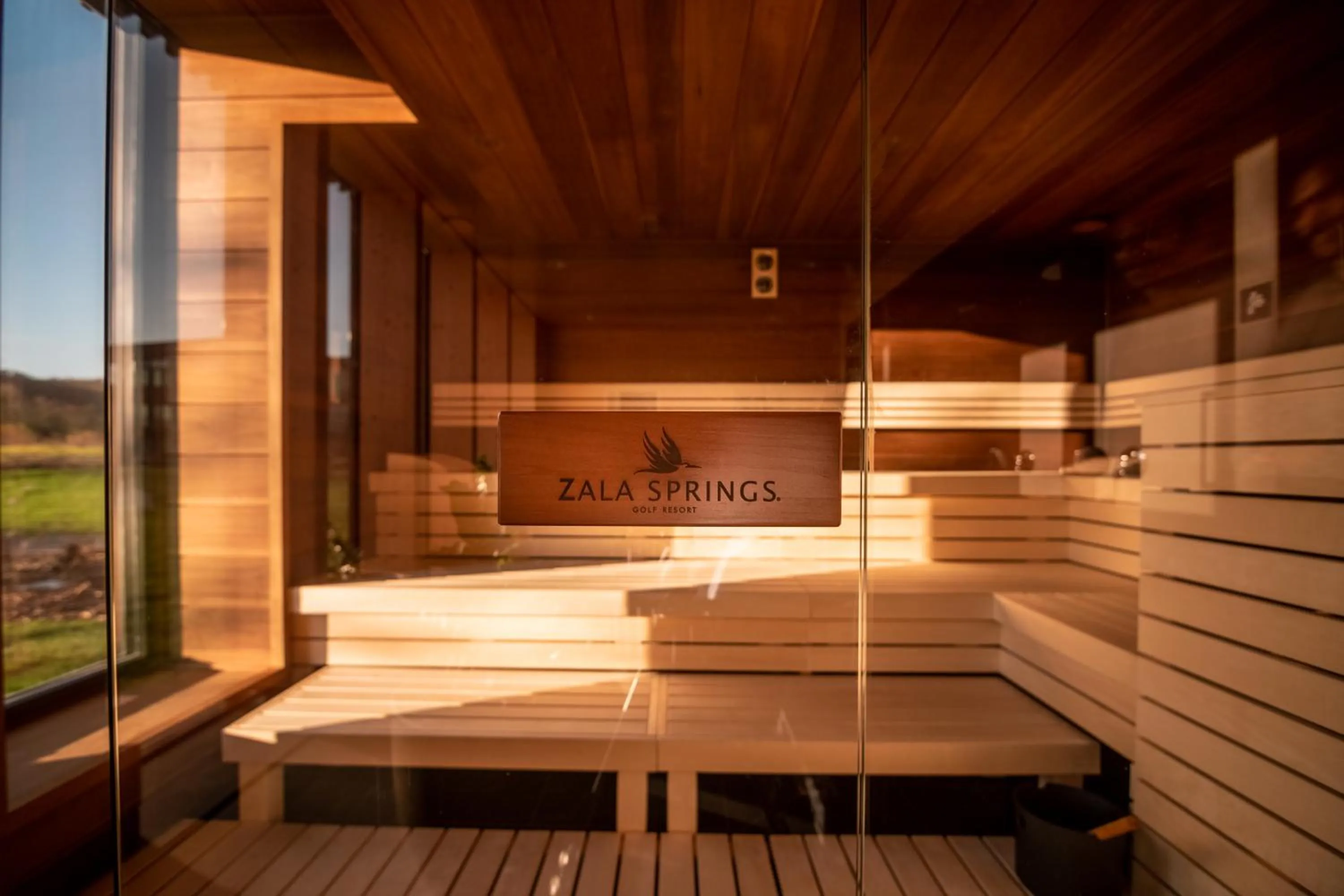 Sauna in Zala Springs Golf Resort