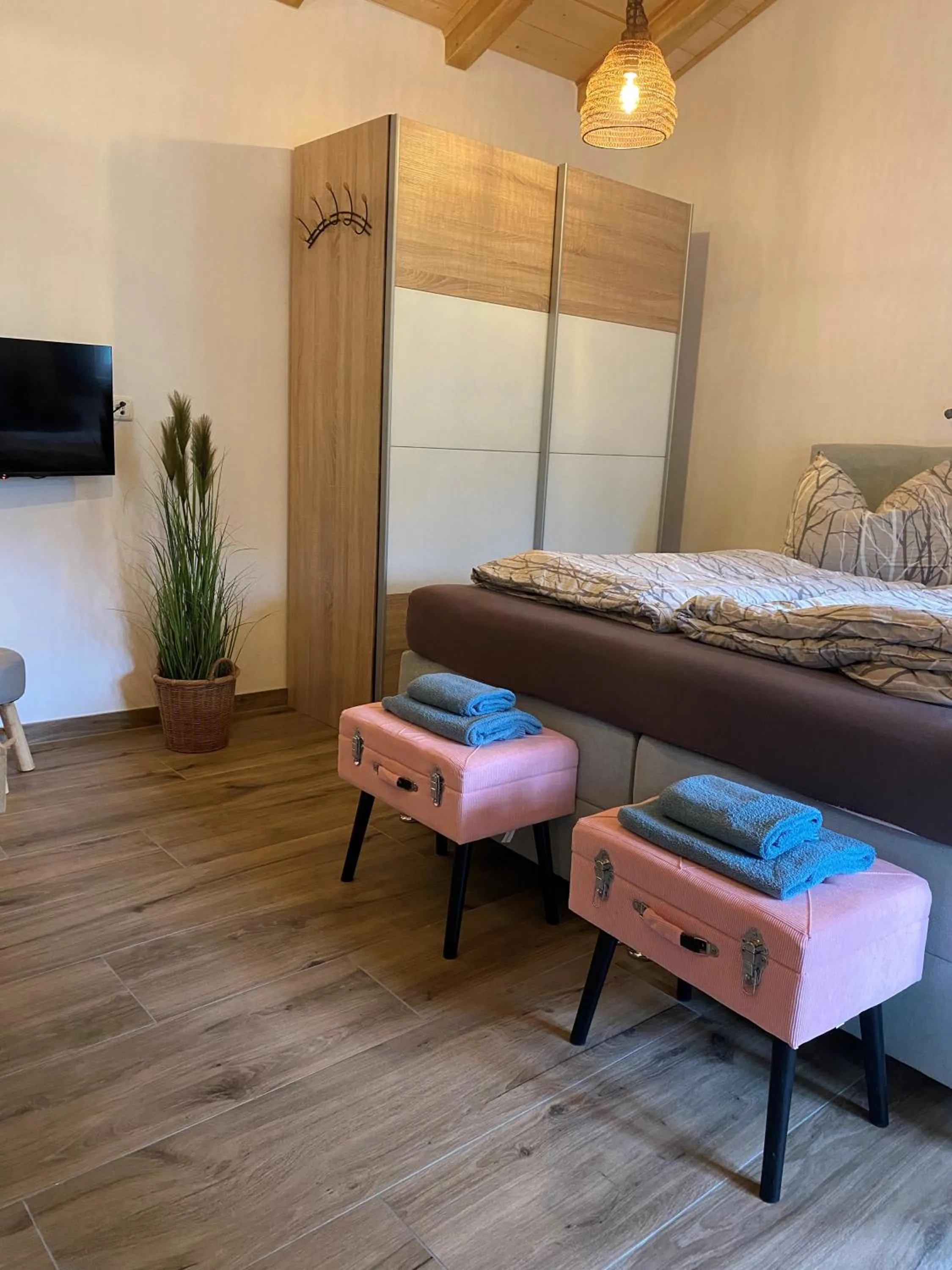 Bed in Hotel Sonnenlicht Maria Alm