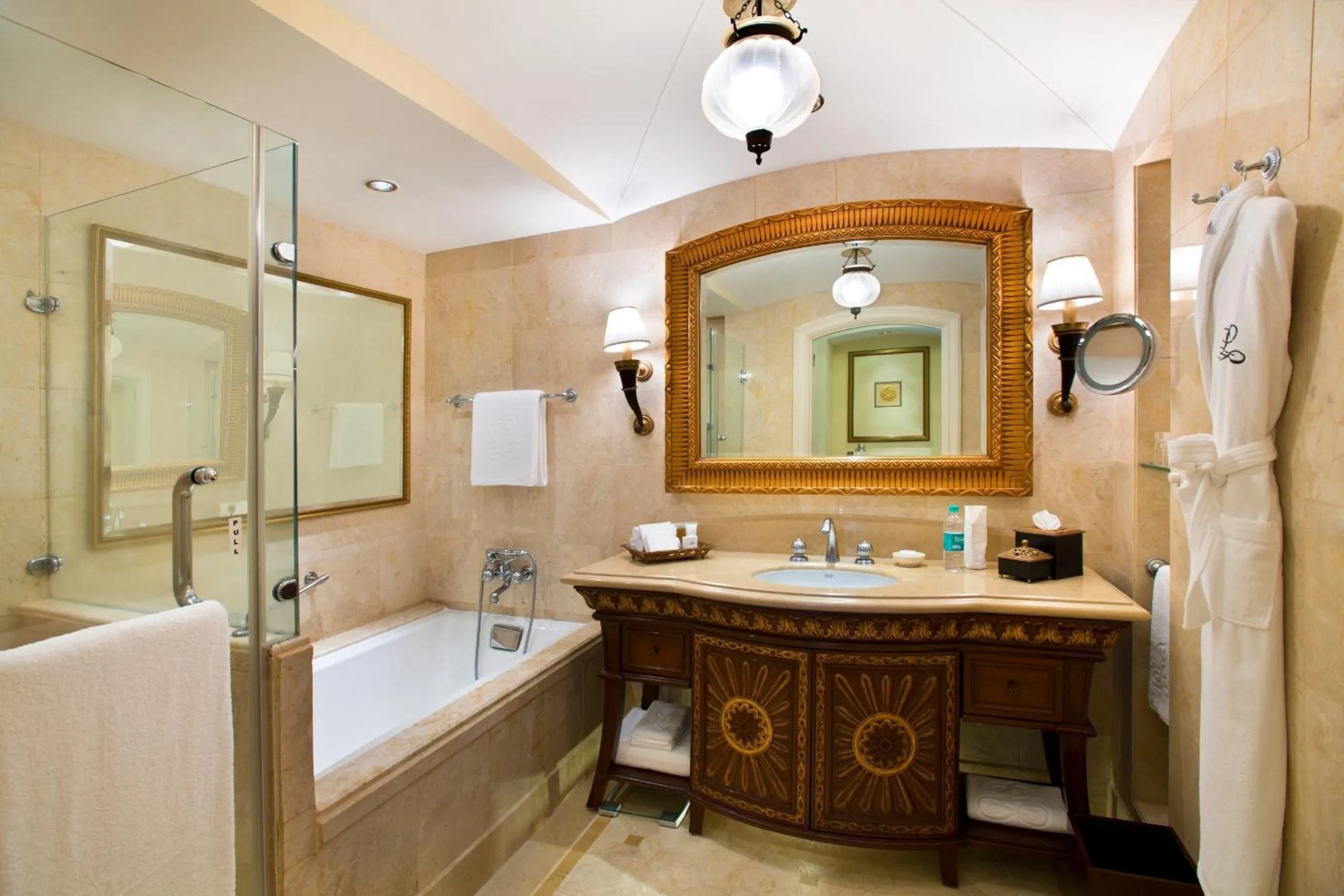 Bathroom in The Leela Palace Bengaluru