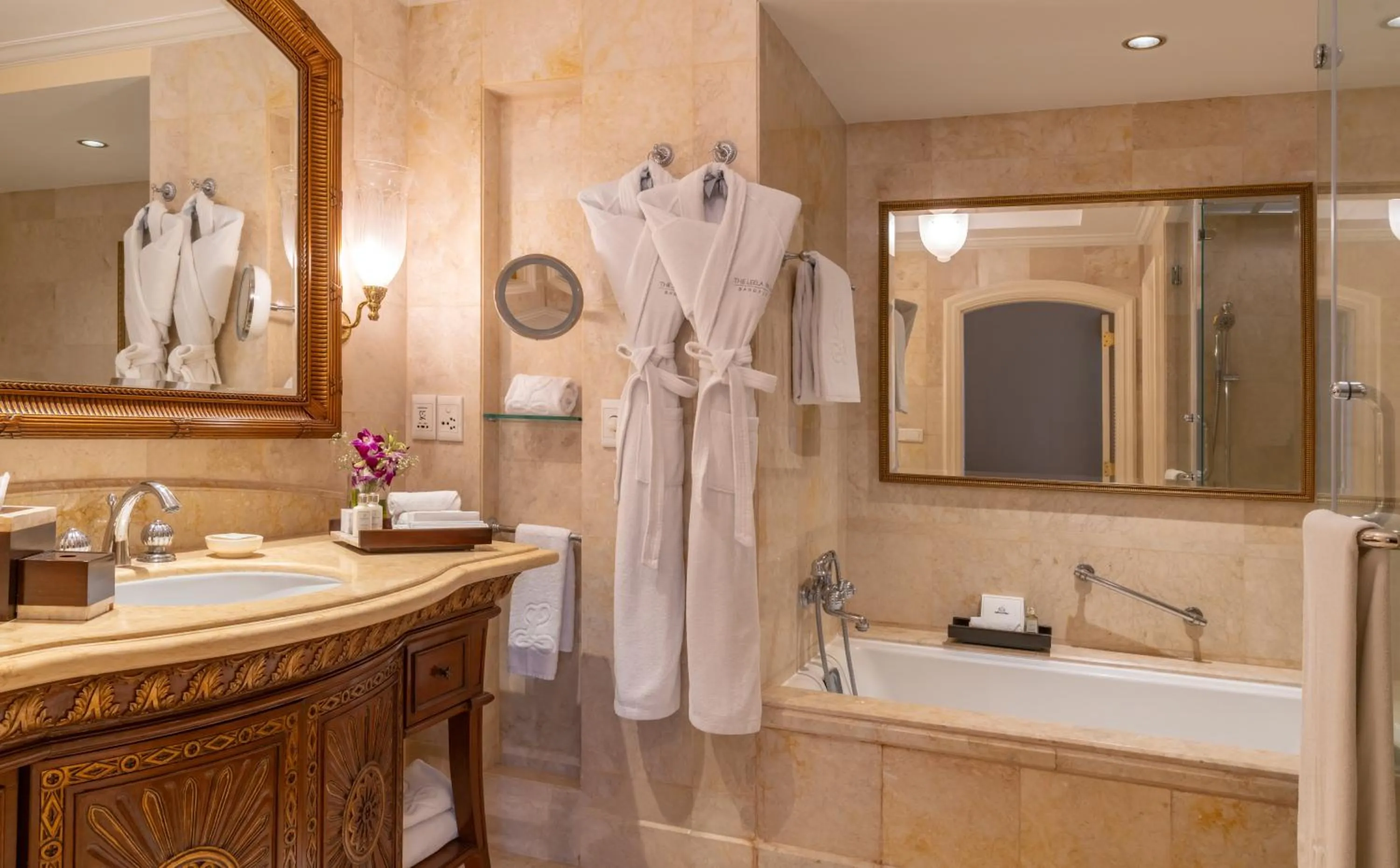 Bathroom in The Leela Palace Bengaluru