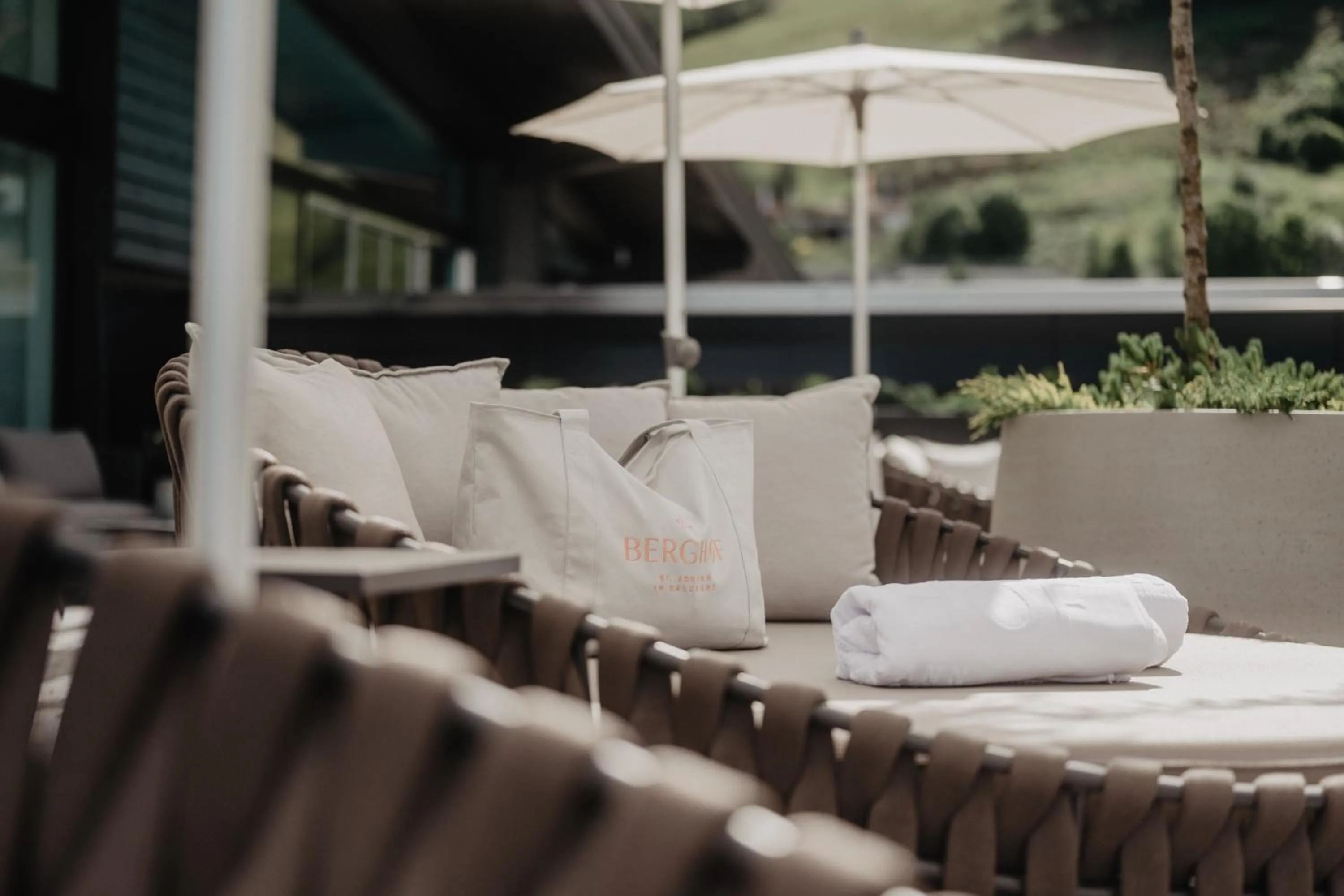 sunbed in Hotel Berghof - St Johann in Salzburg