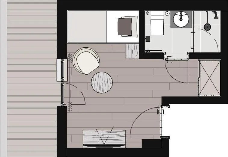 Floor Plan in Verwöhnhotel Berghof