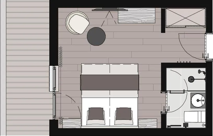 Floor Plan in Verwöhnhotel Berghof