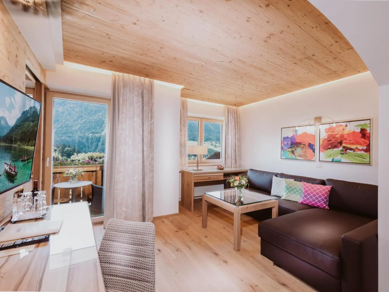 Seating Area in Verwöhnhotel Berghof