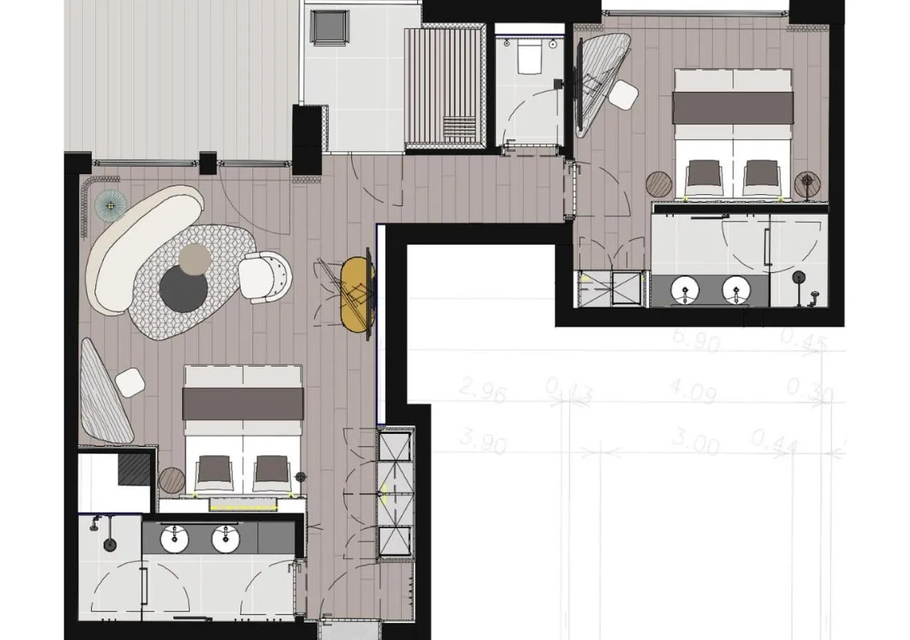 Floor plan in Hotel Berghof - St Johann in Salzburg
