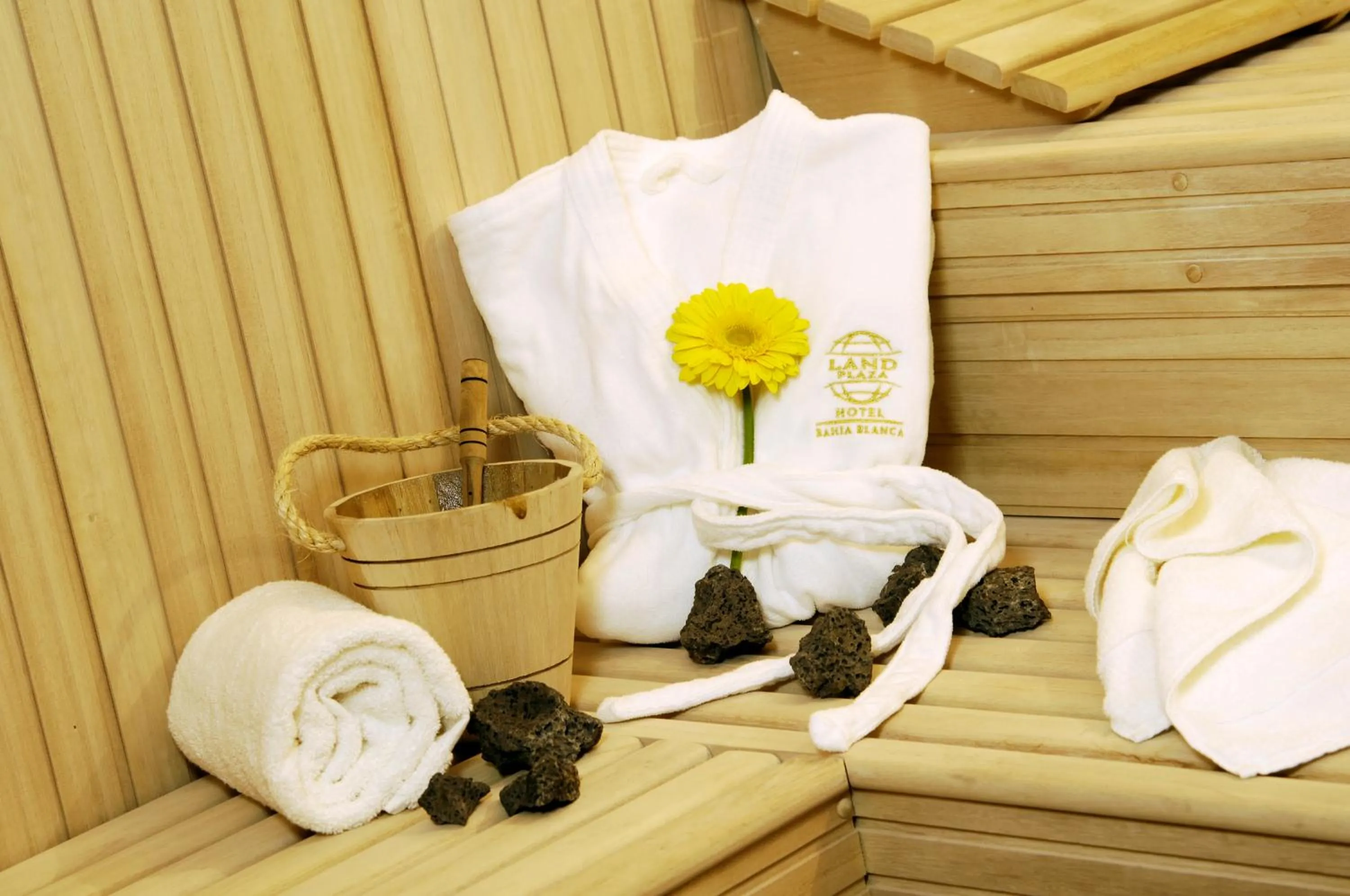 Sauna in Land Plaza Hotel