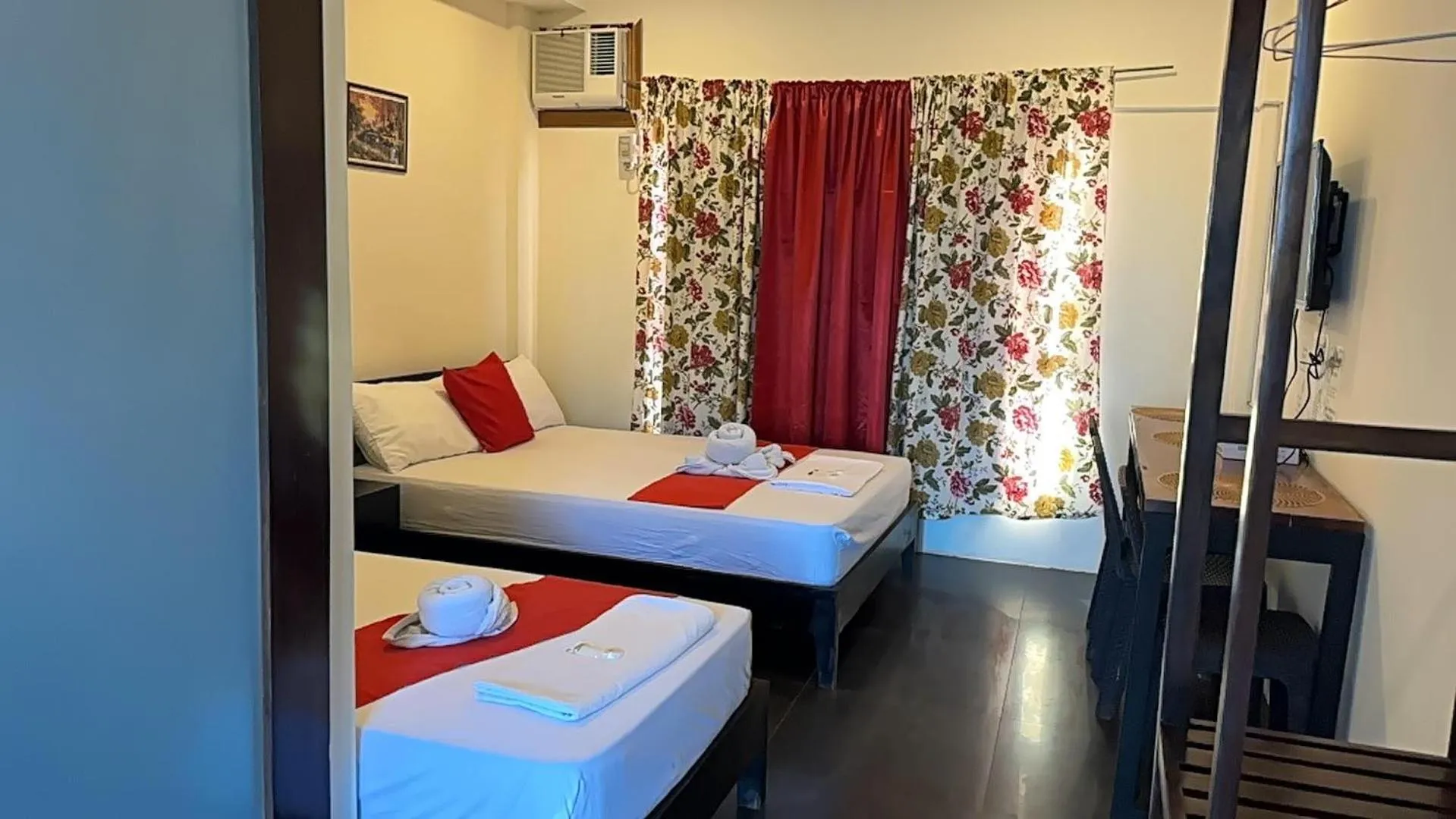 View (from property/room), Bed in A's Azotea de Bohol