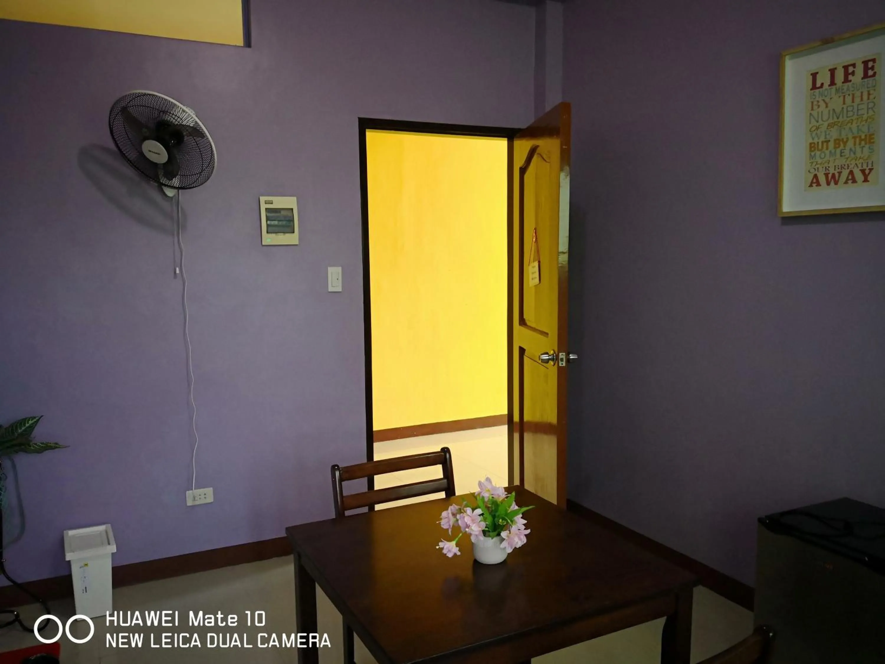 Living room in A's Azotea de Bohol