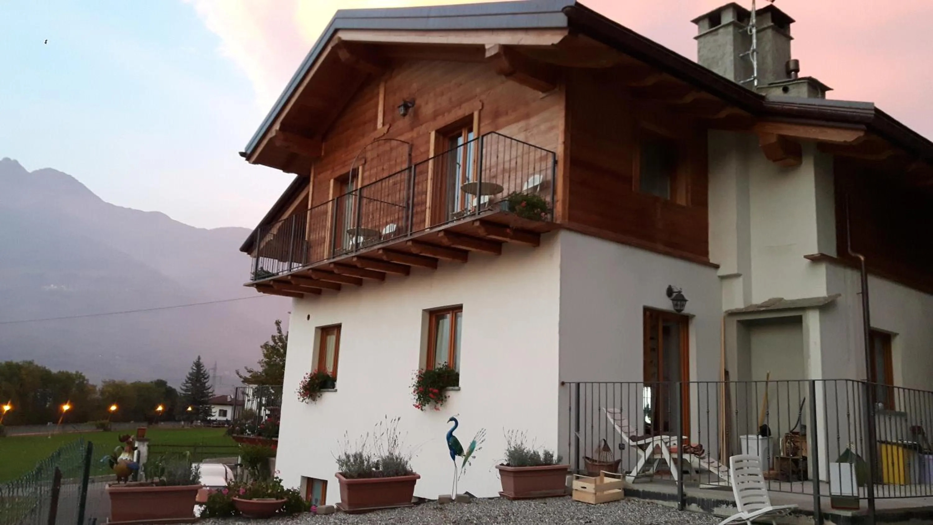 Mountain view in La locanda del Mulino