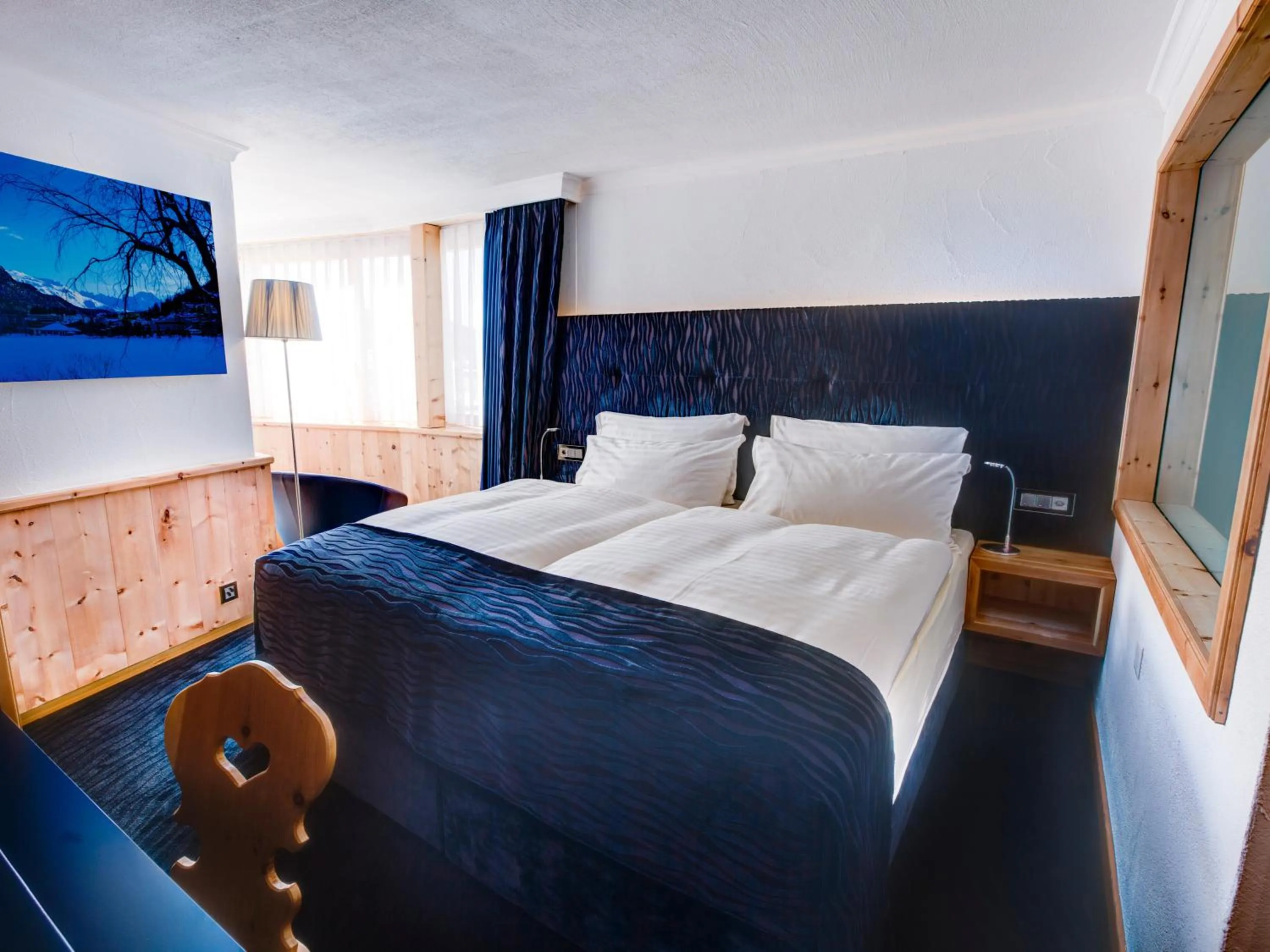 Bed in Hotel San Gian