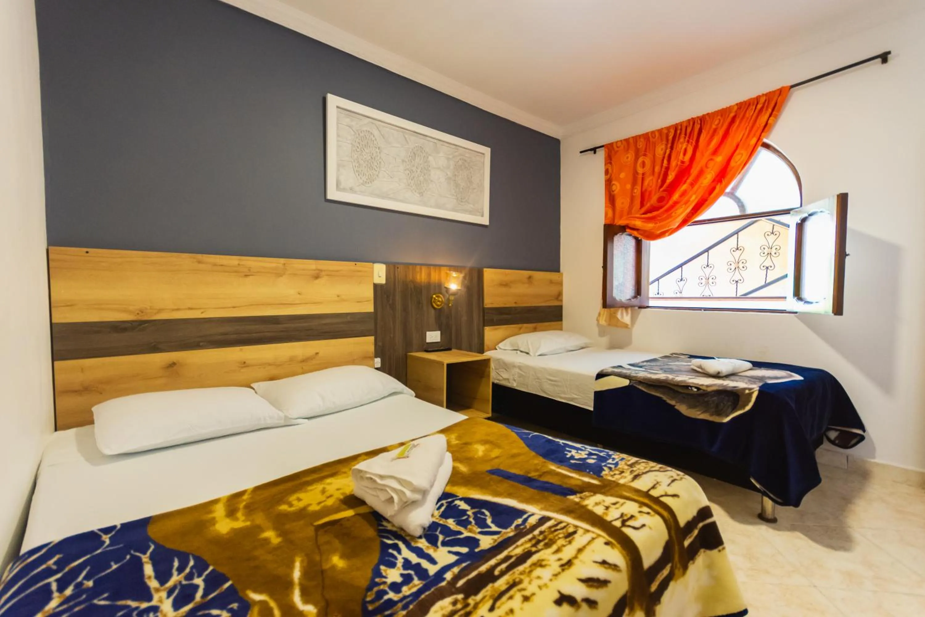 Bed in Hotel Real Guatapé