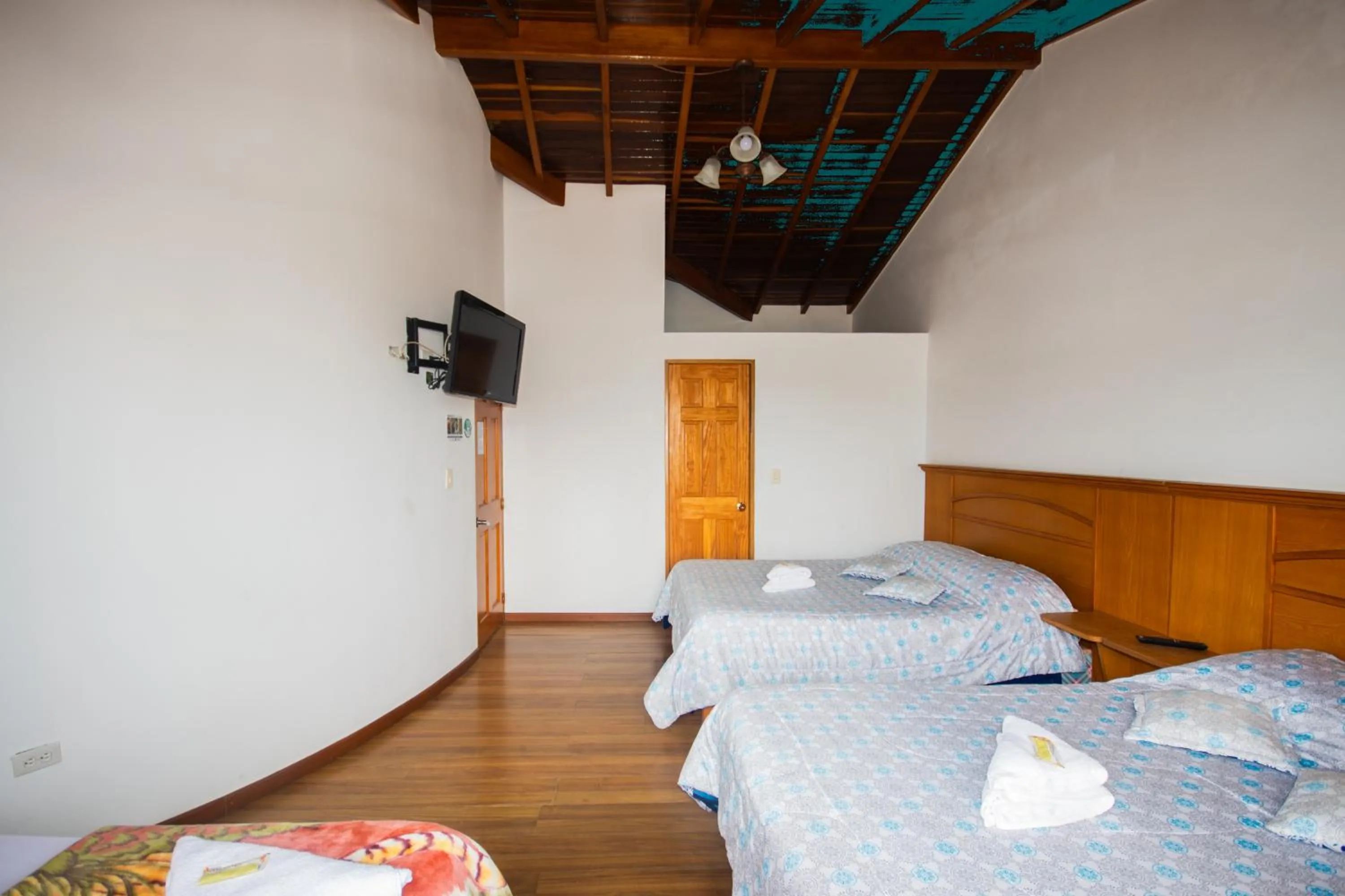 Bed in Hotel Real Guatapé