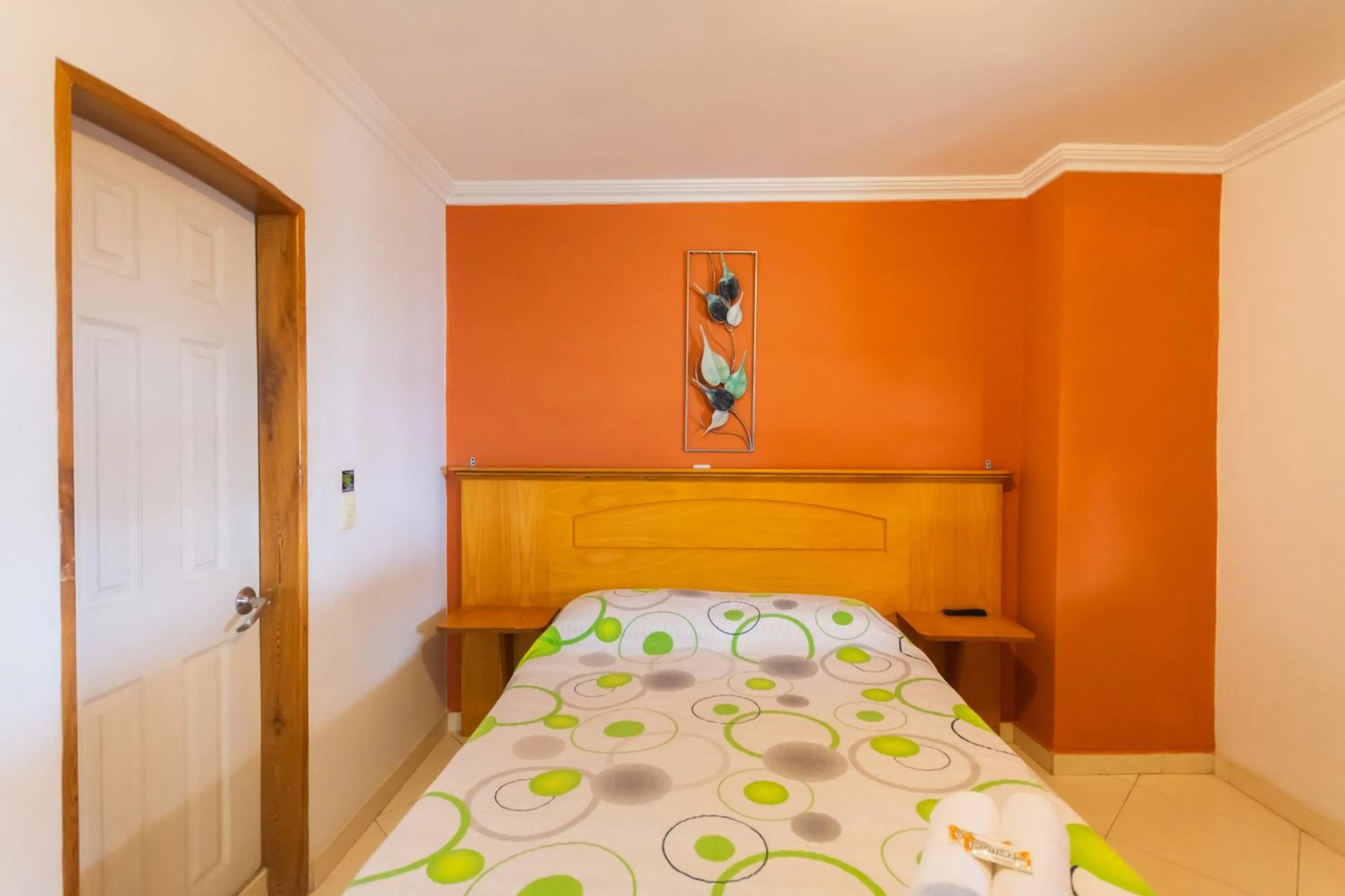 Bed in Hotel Real Guatapé