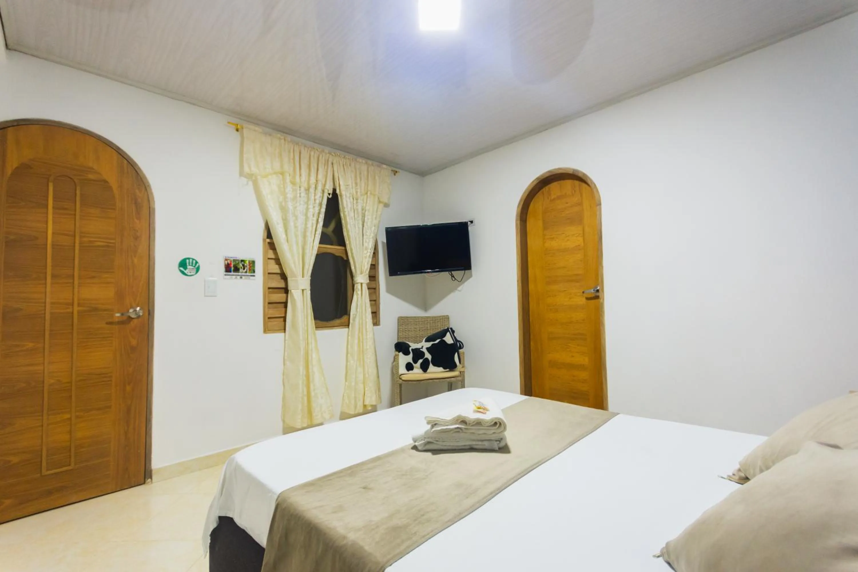 Bed in Hotel Real Guatapé