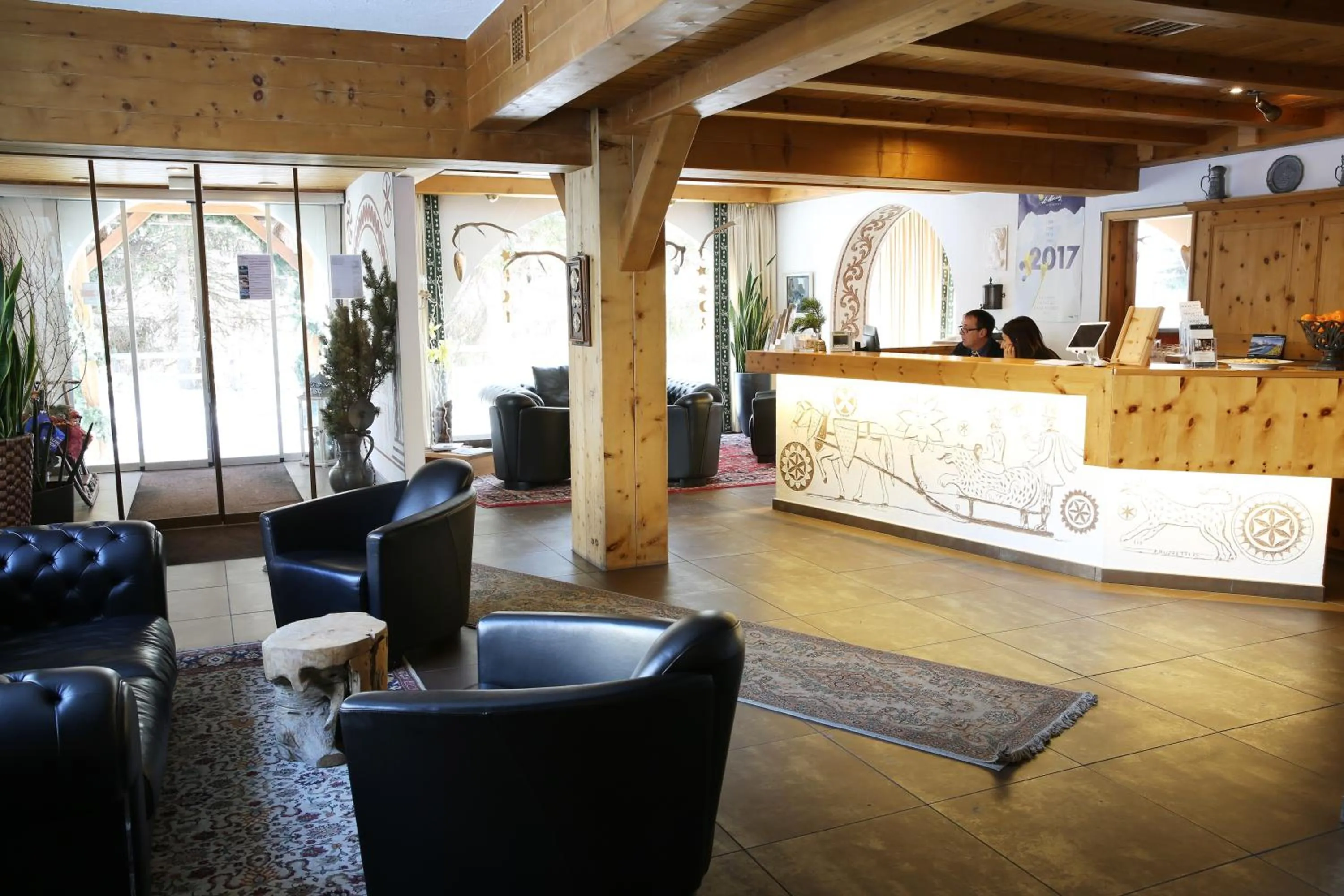 Lobby or reception in Hotel Nolda