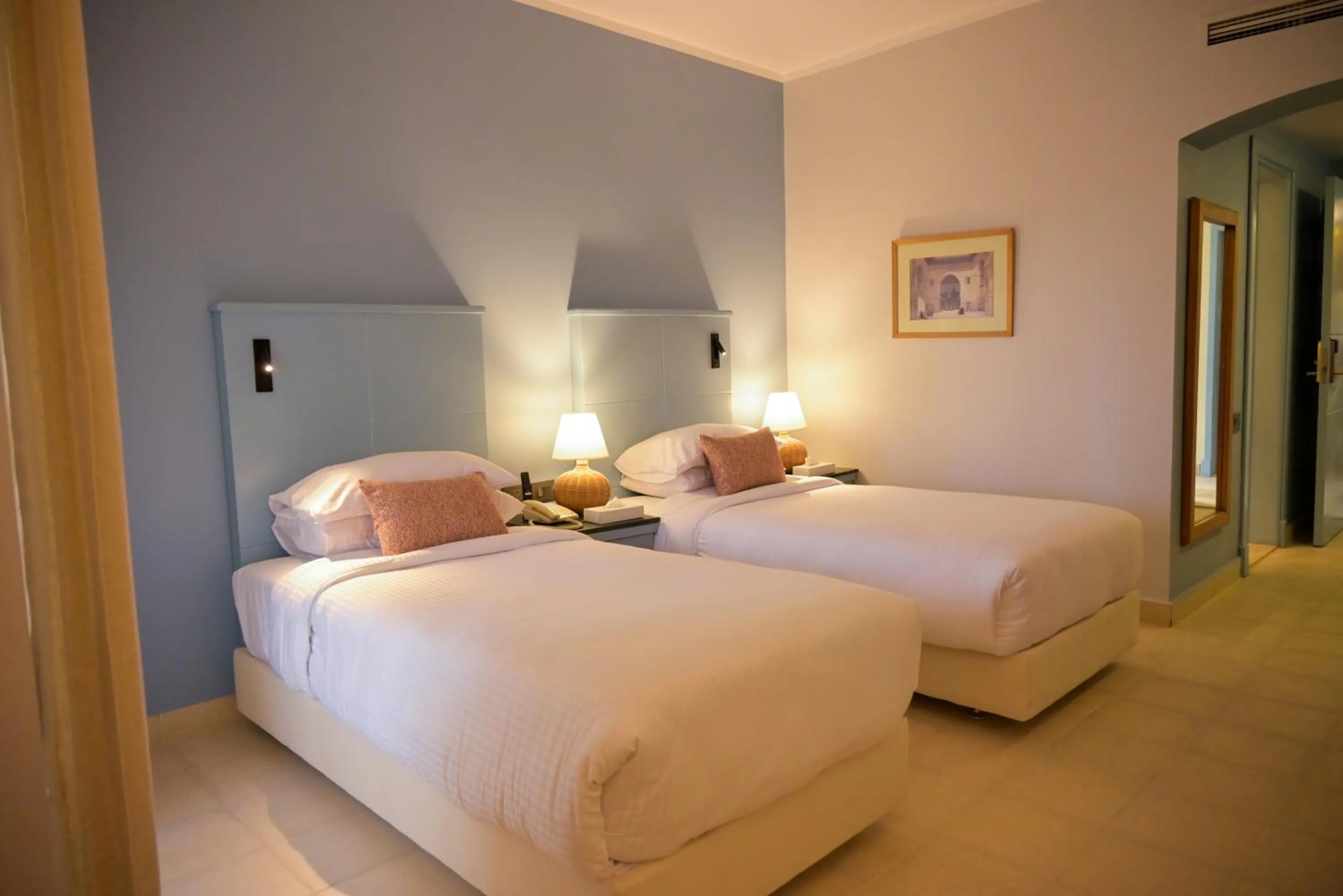 Bed in Amphoras Aqua Adults Friendly