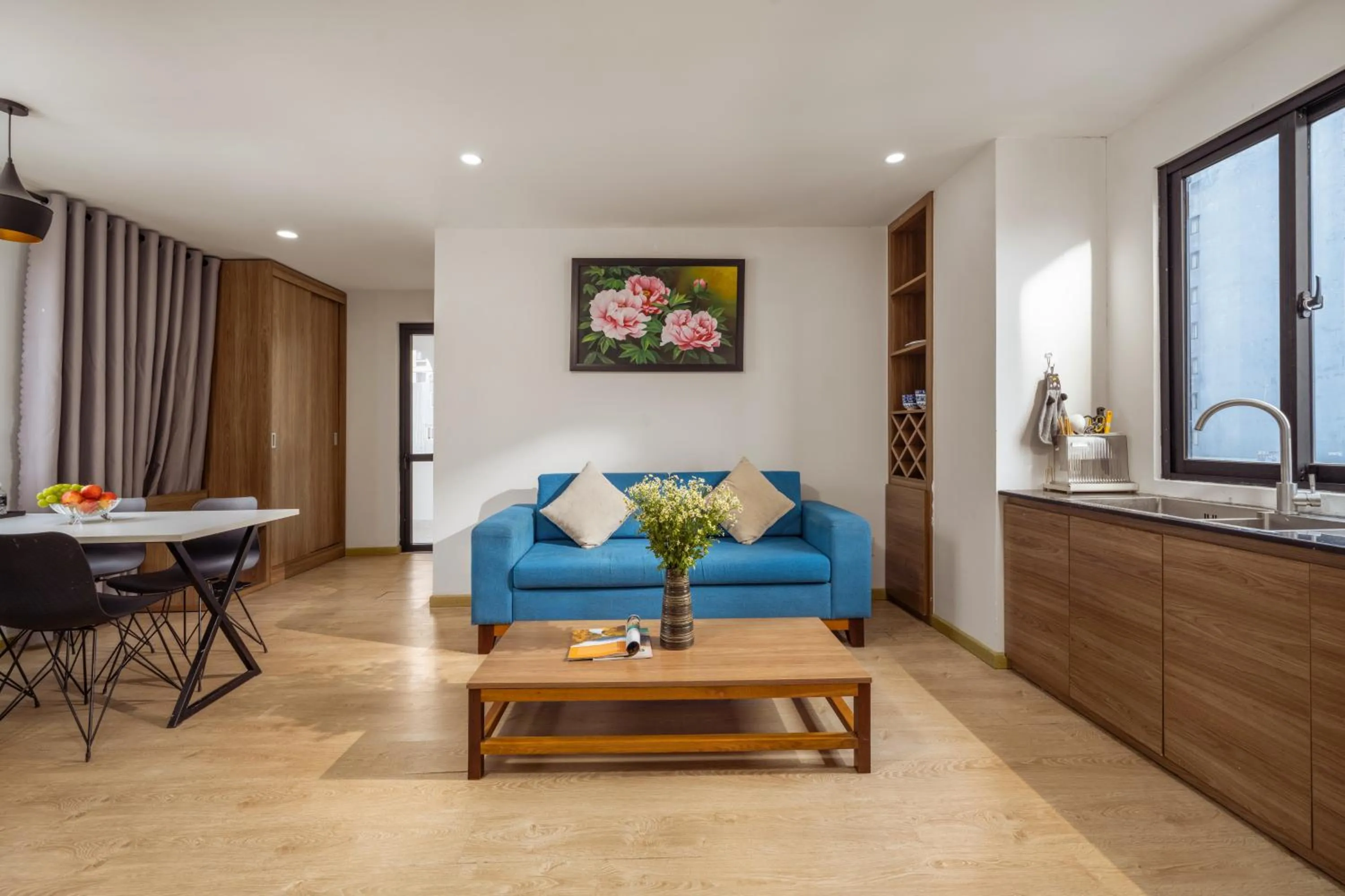 Seating area in The Pergola Design Hotel