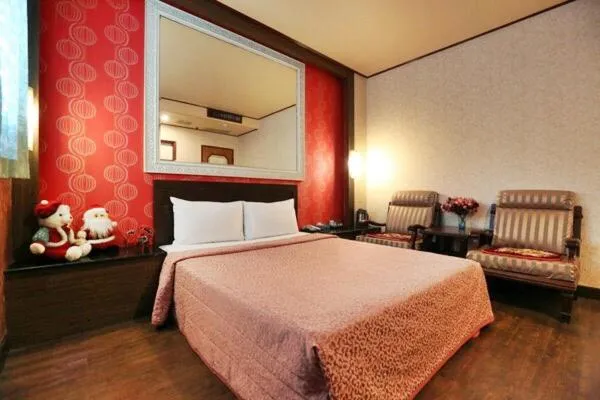 Bed in Hotel Lee-Chan