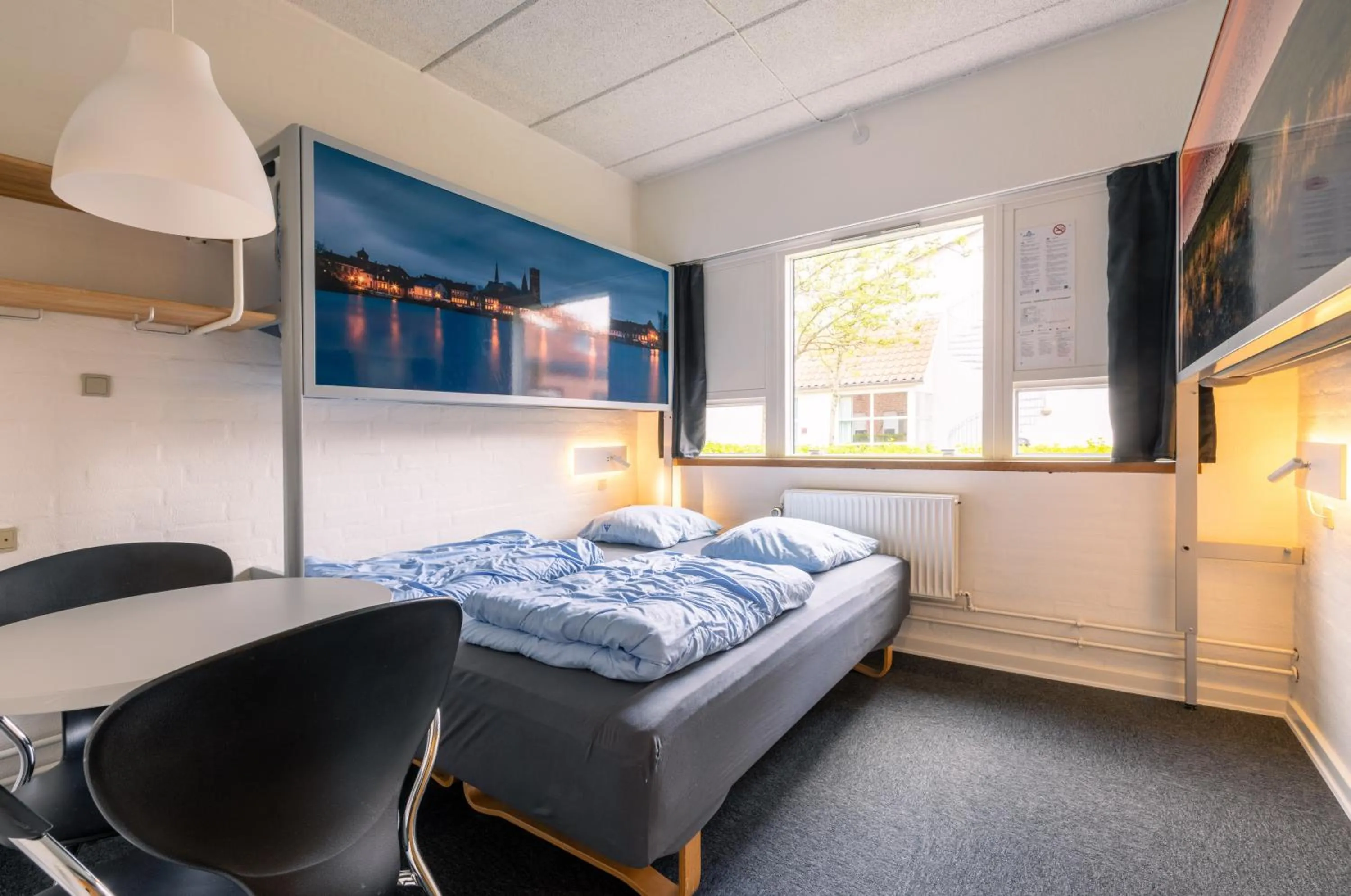 View (from property/room), Bed in Danhostel Ribe