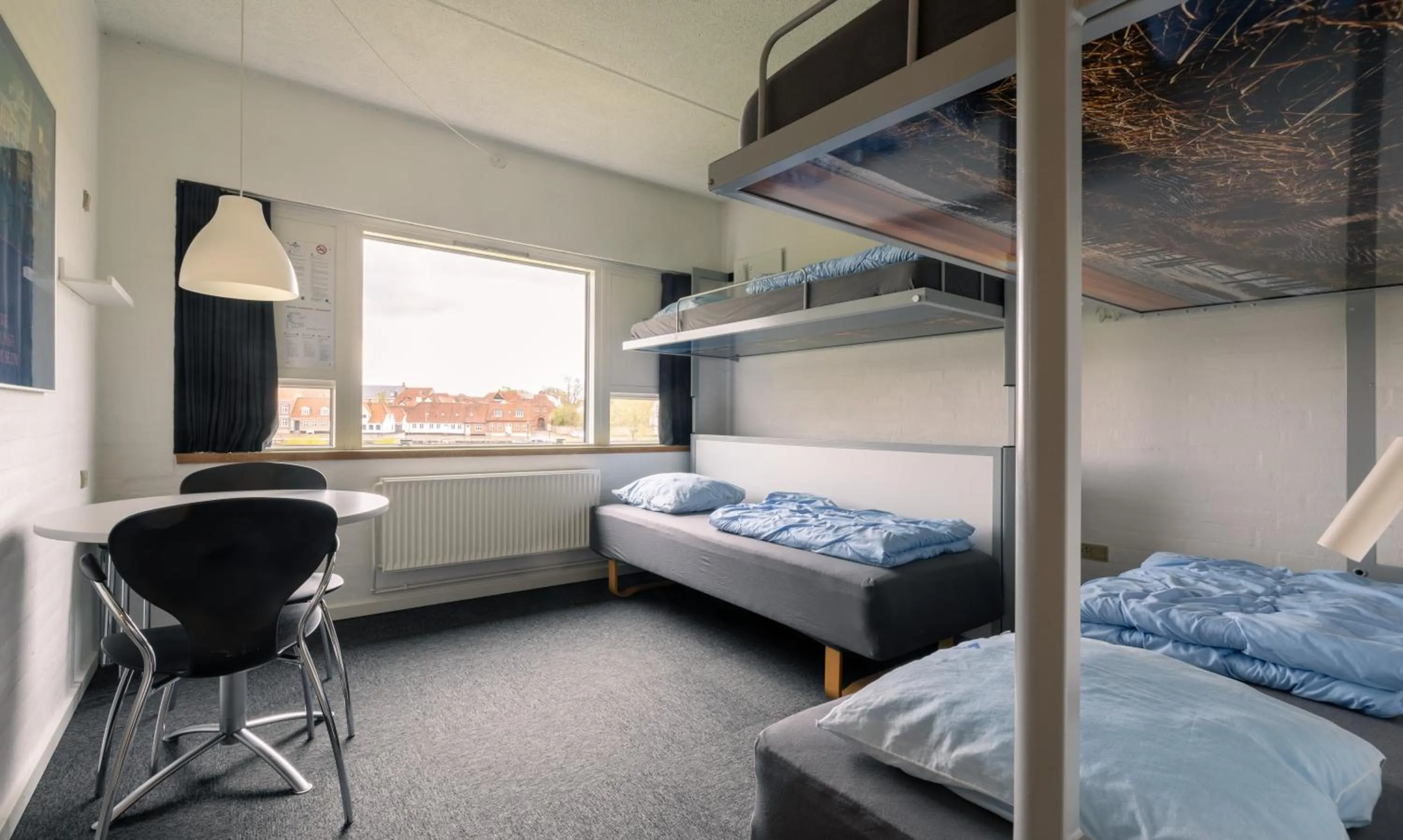 View (from property/room), Bed in Danhostel Ribe