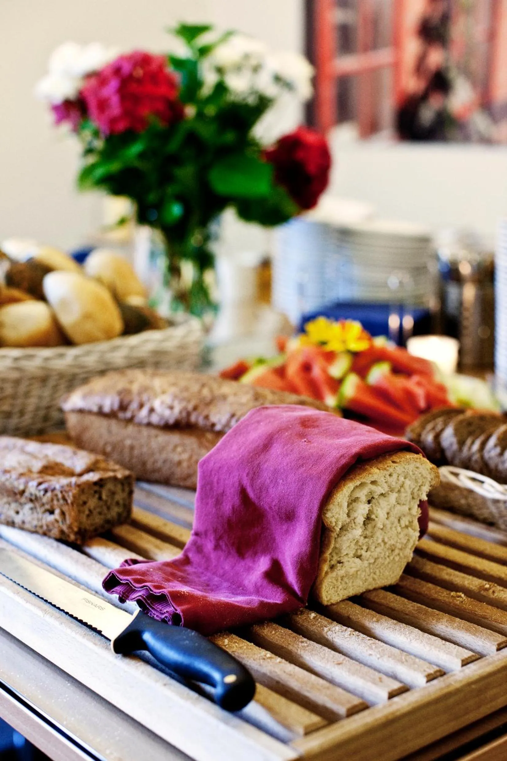 Food close-up in Danhostel Ribe