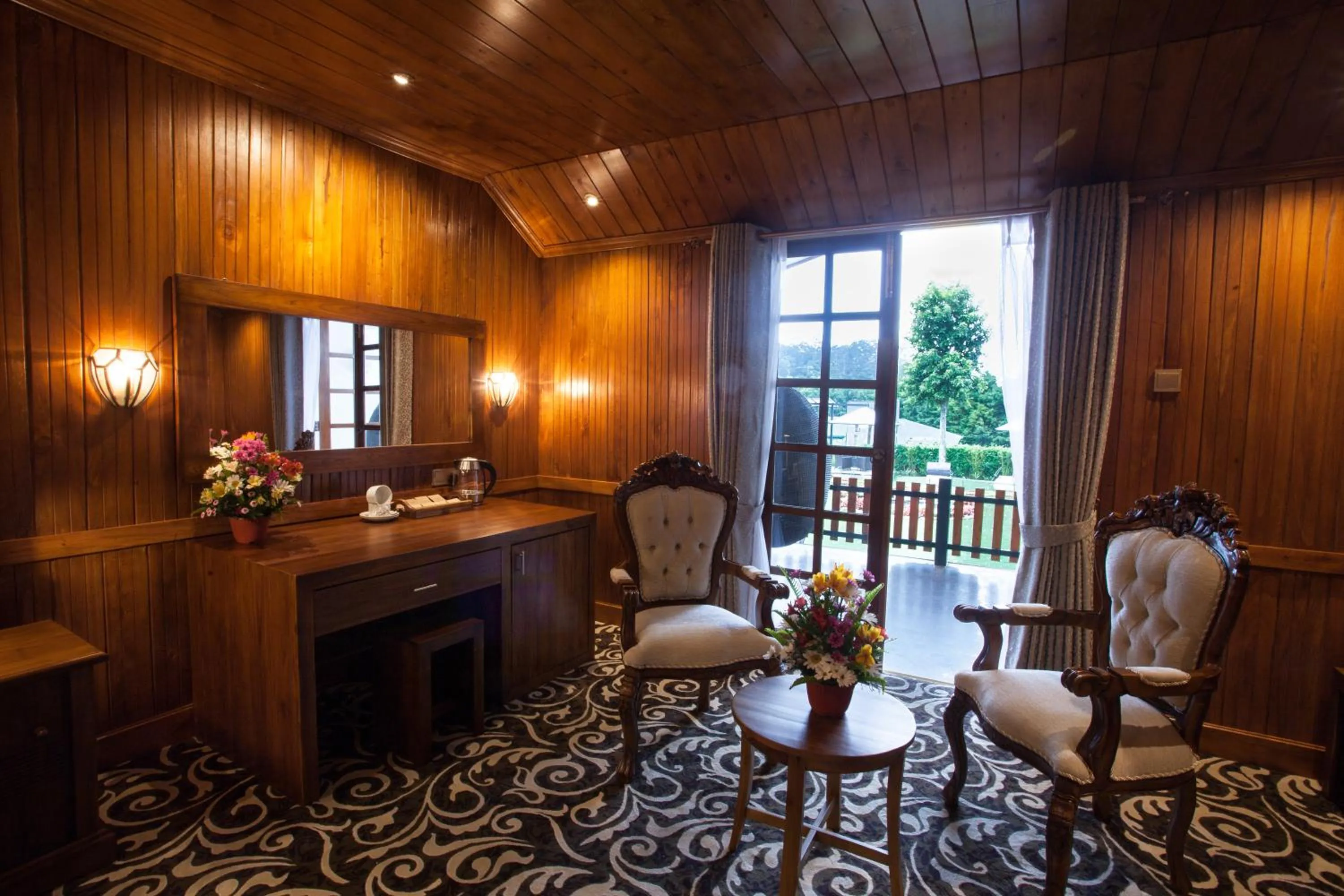 Seating area in La Grande Villa