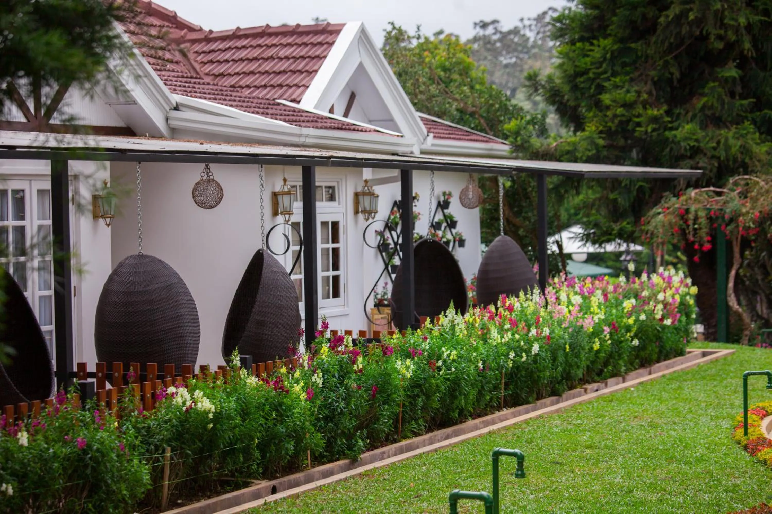 Garden view in La Grande Villa