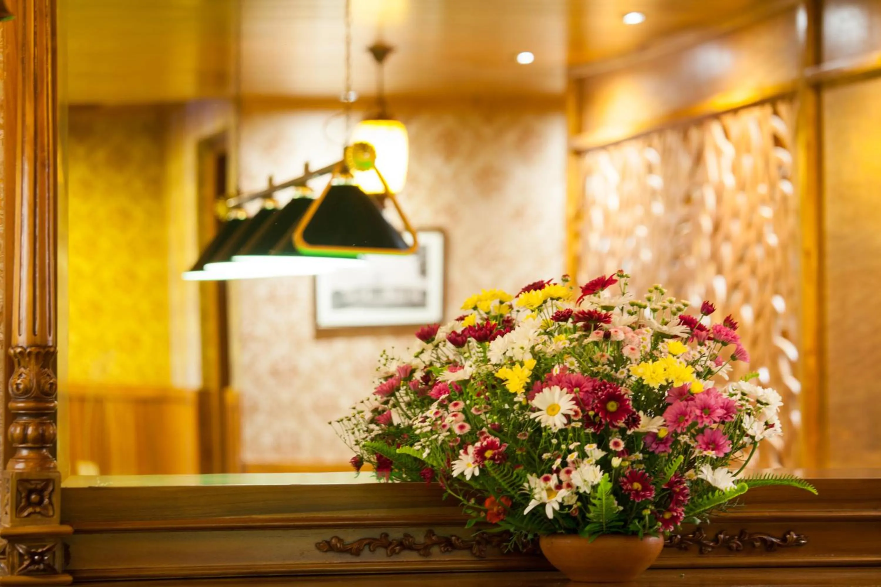 Lobby or reception in La Grande Villa