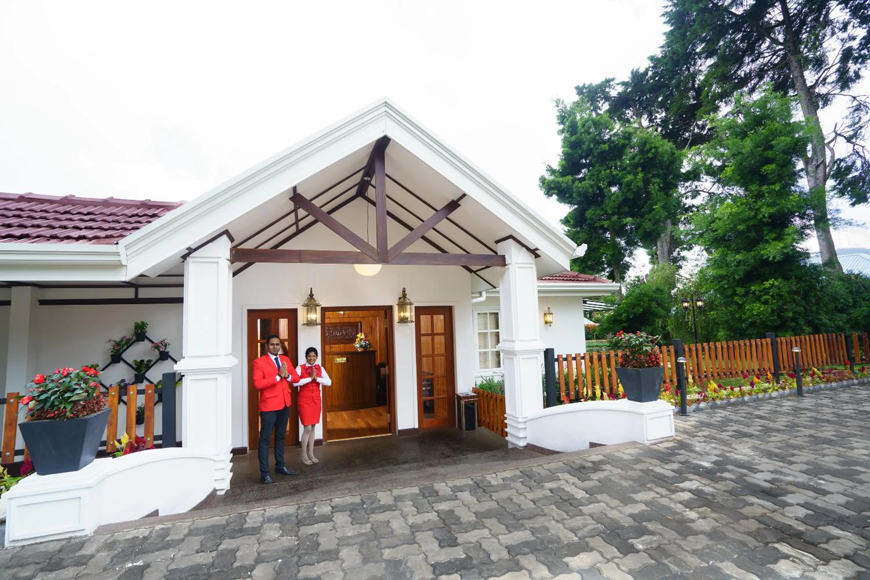 Facade/entrance in La Grande Villa
