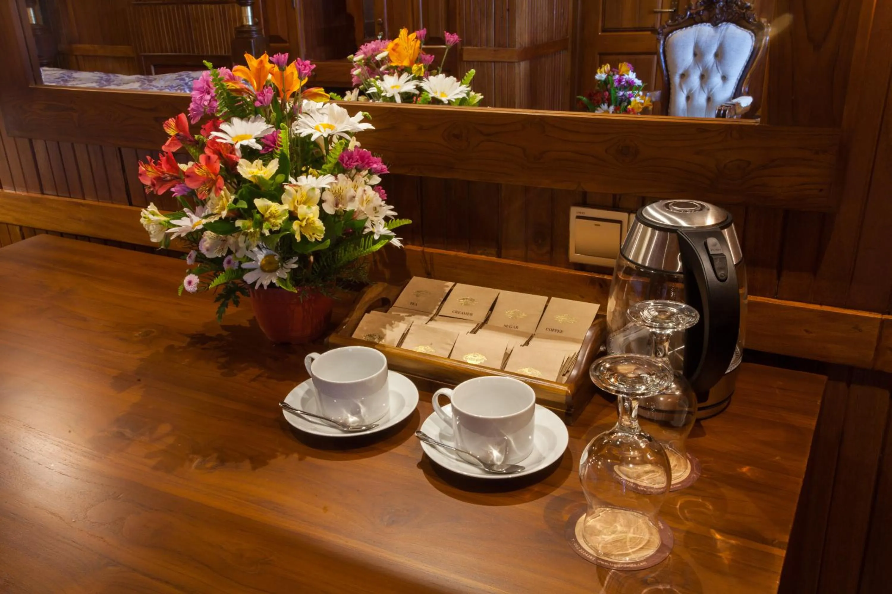 Coffee/tea facilities in La Grande Villa