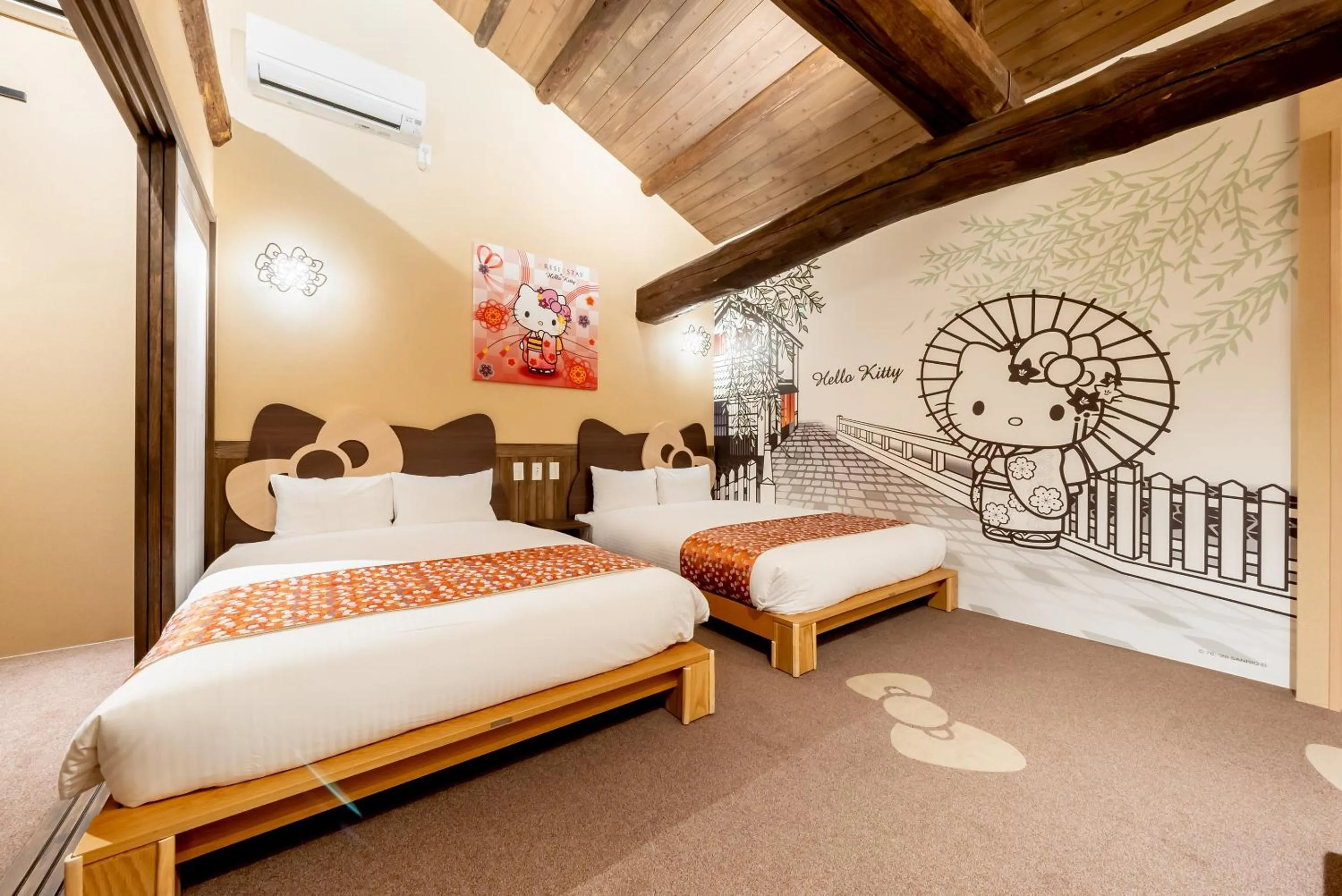 Bed in RESI STAY NISHIKI