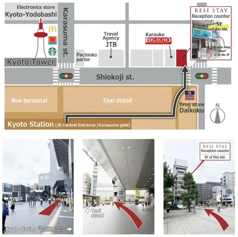 Text overlay in RESI STAY NISHIKI