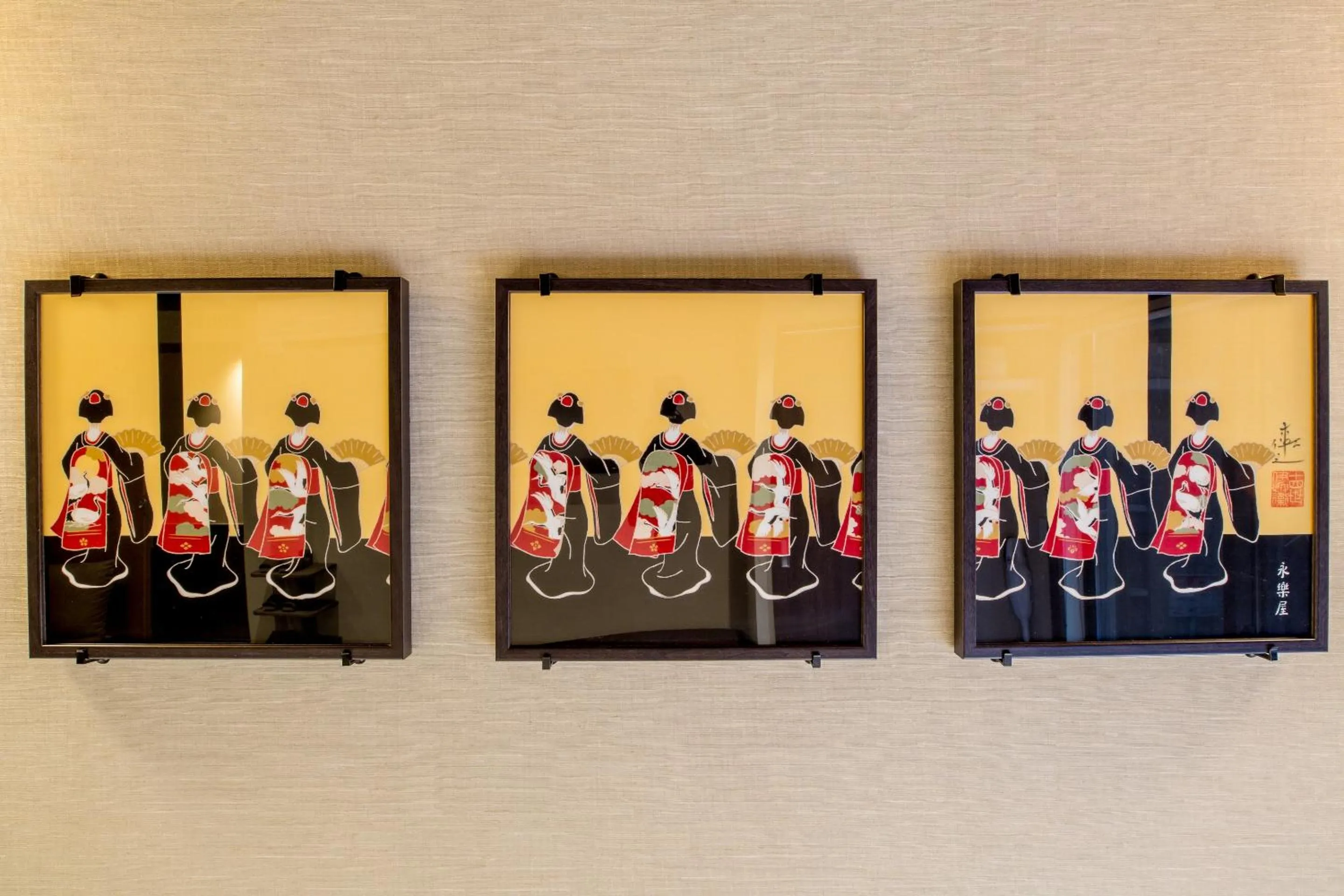 Decorative detail in RESI STAY NISHIKI