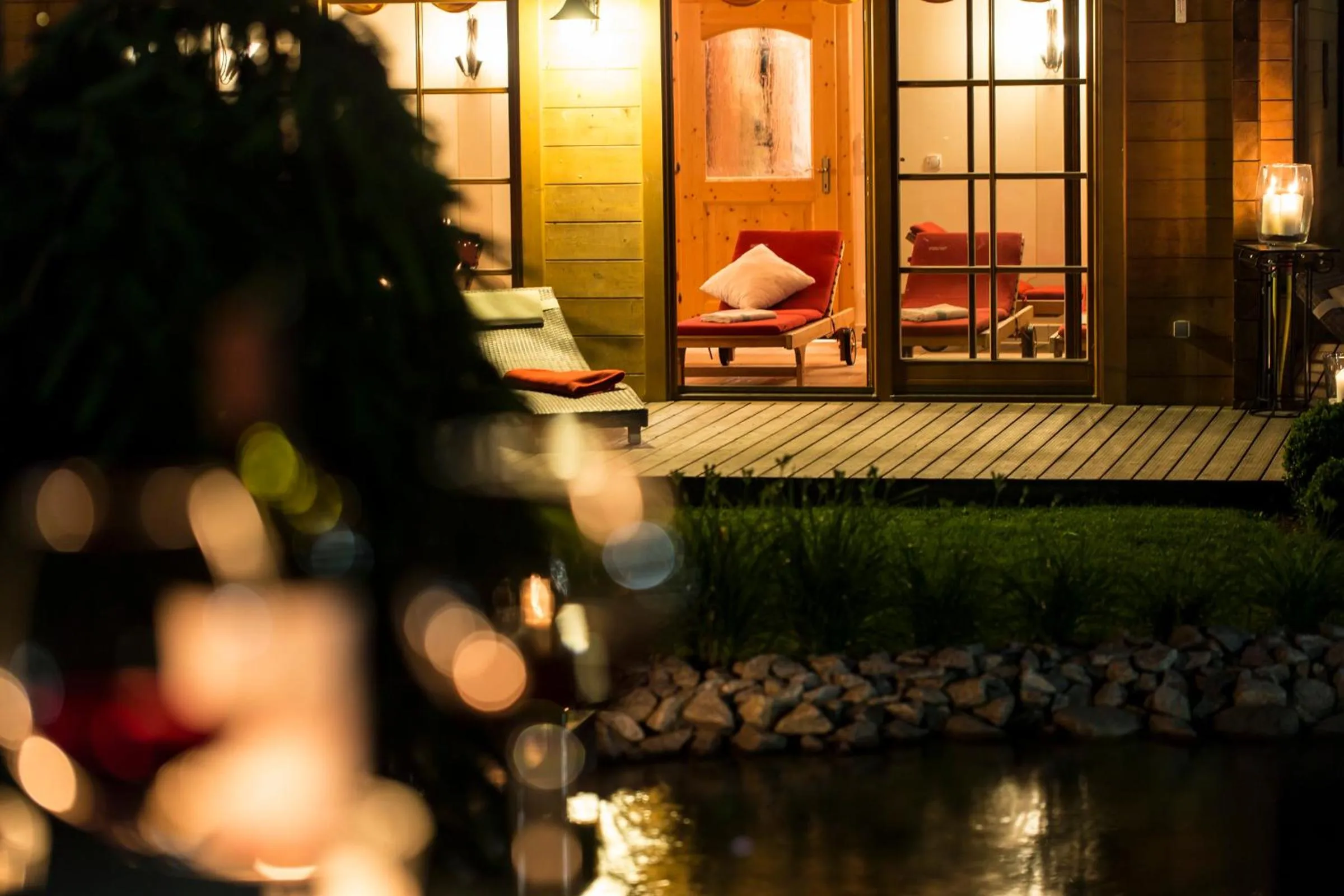 Garden in Hotel Burgfrieden