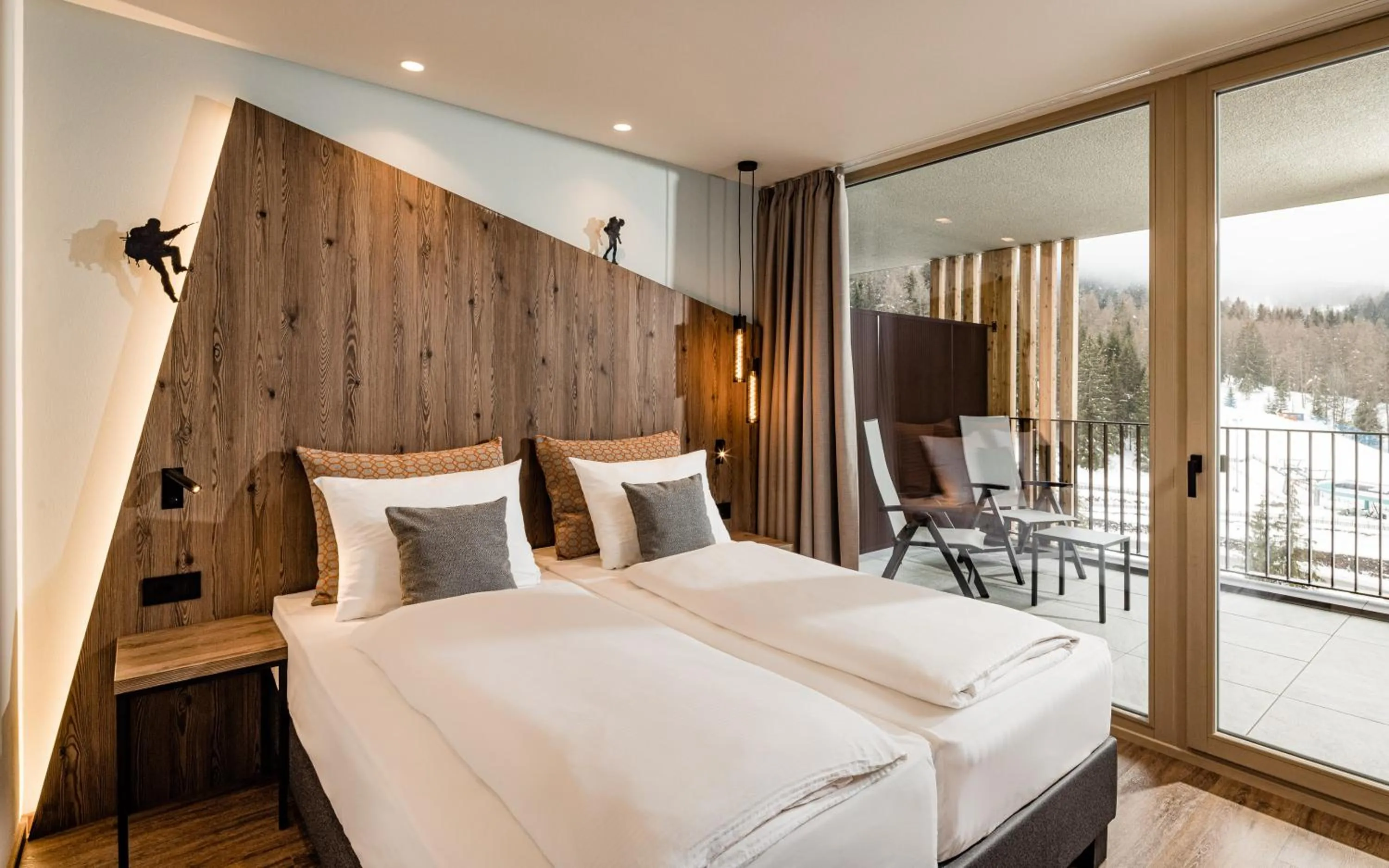 Bedroom, Bed in Sporthotel Obereggen