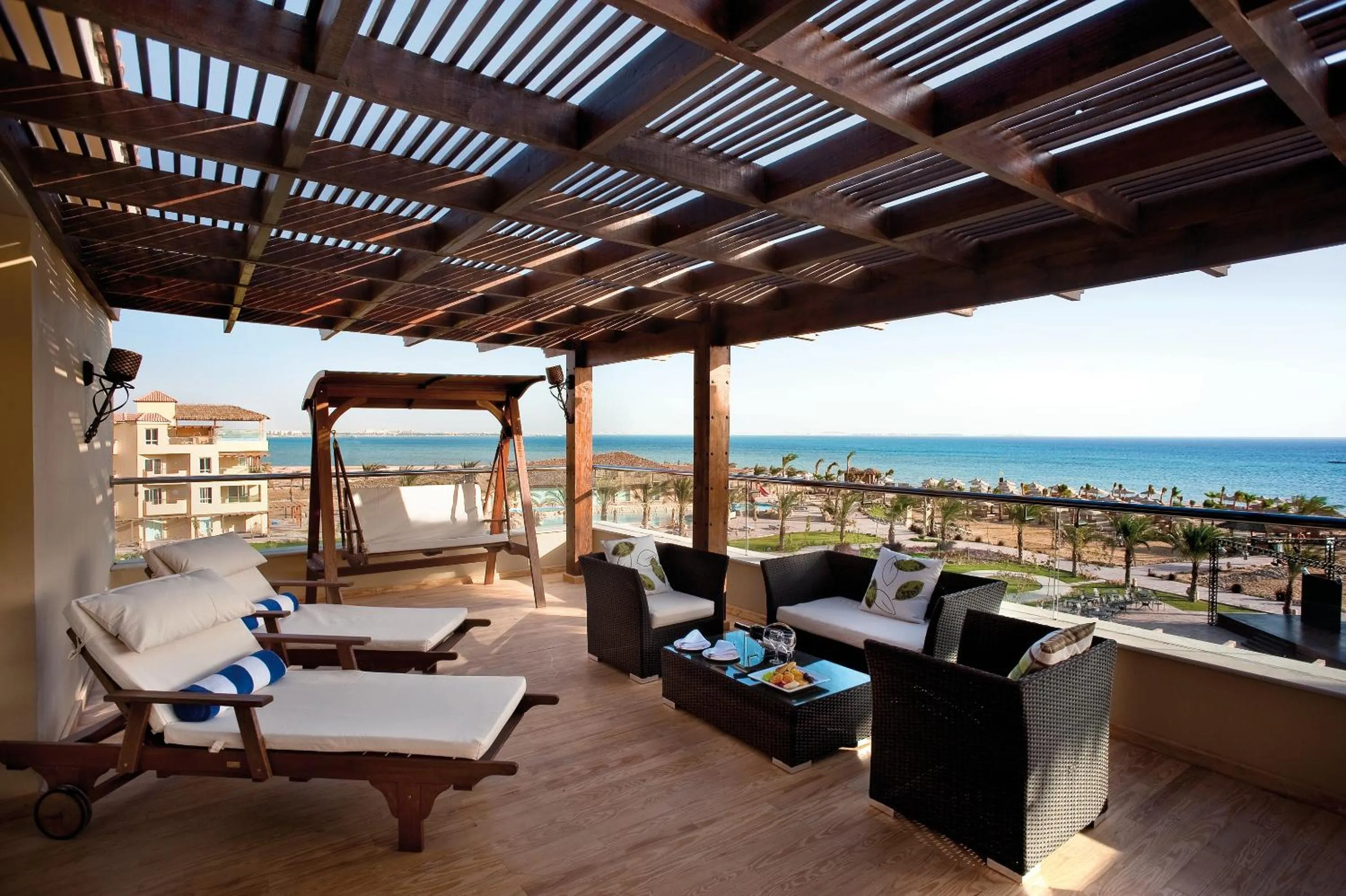 Balcony/Terrace in Amwaj Beach Club Abu Soma