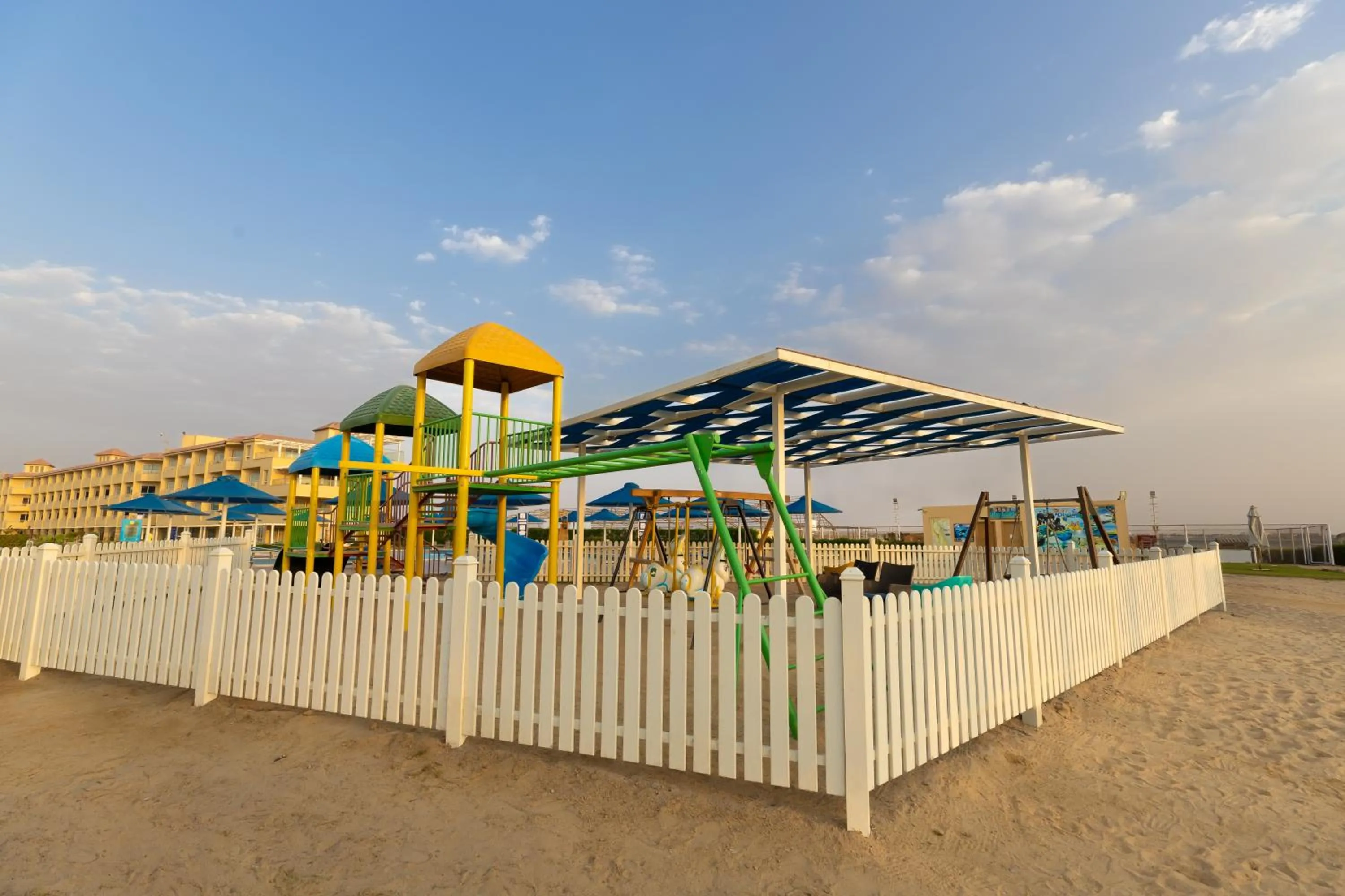 Children play ground in Amwaj Beach Club Abu Soma