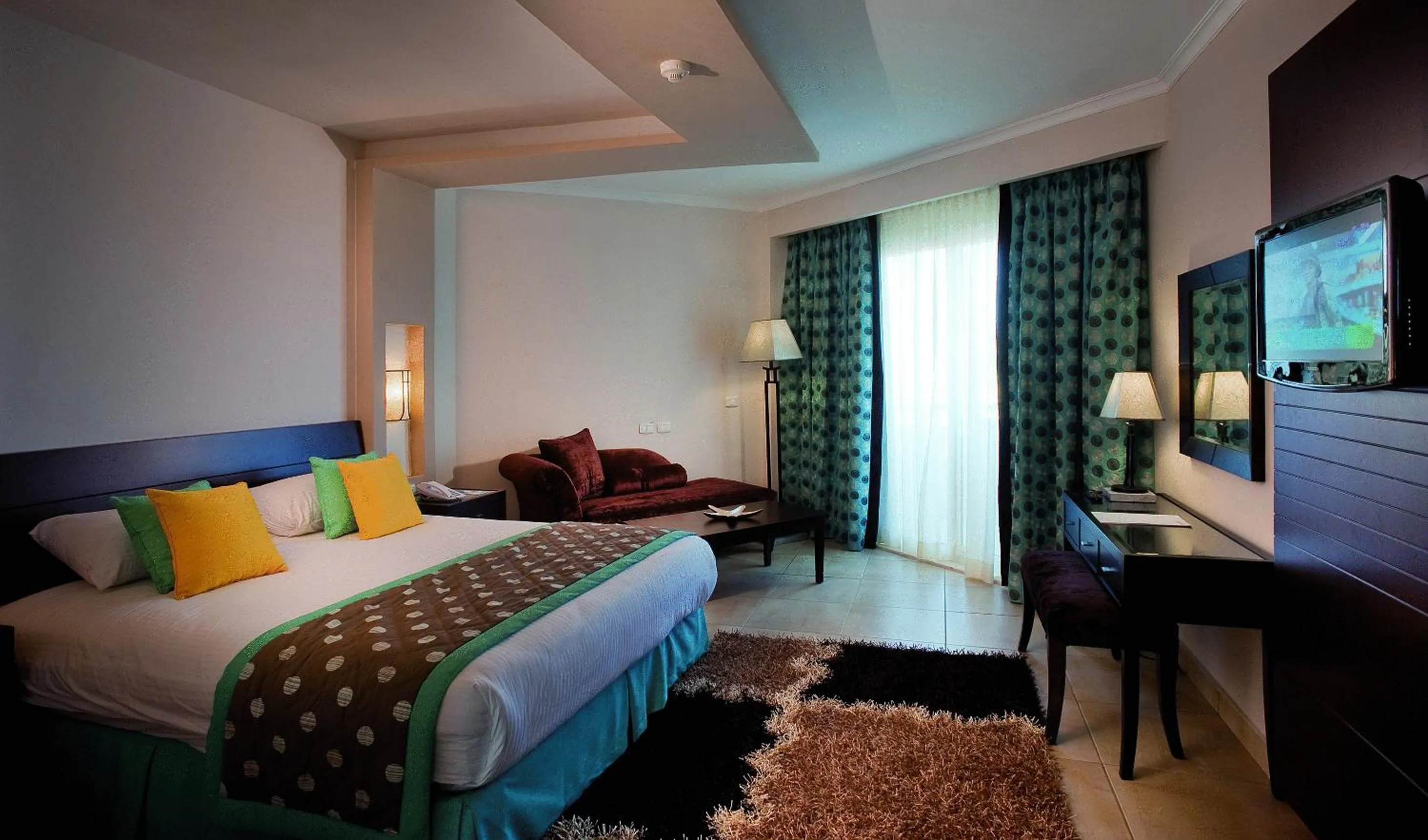 Bed in Amwaj Beach Club Abu Soma