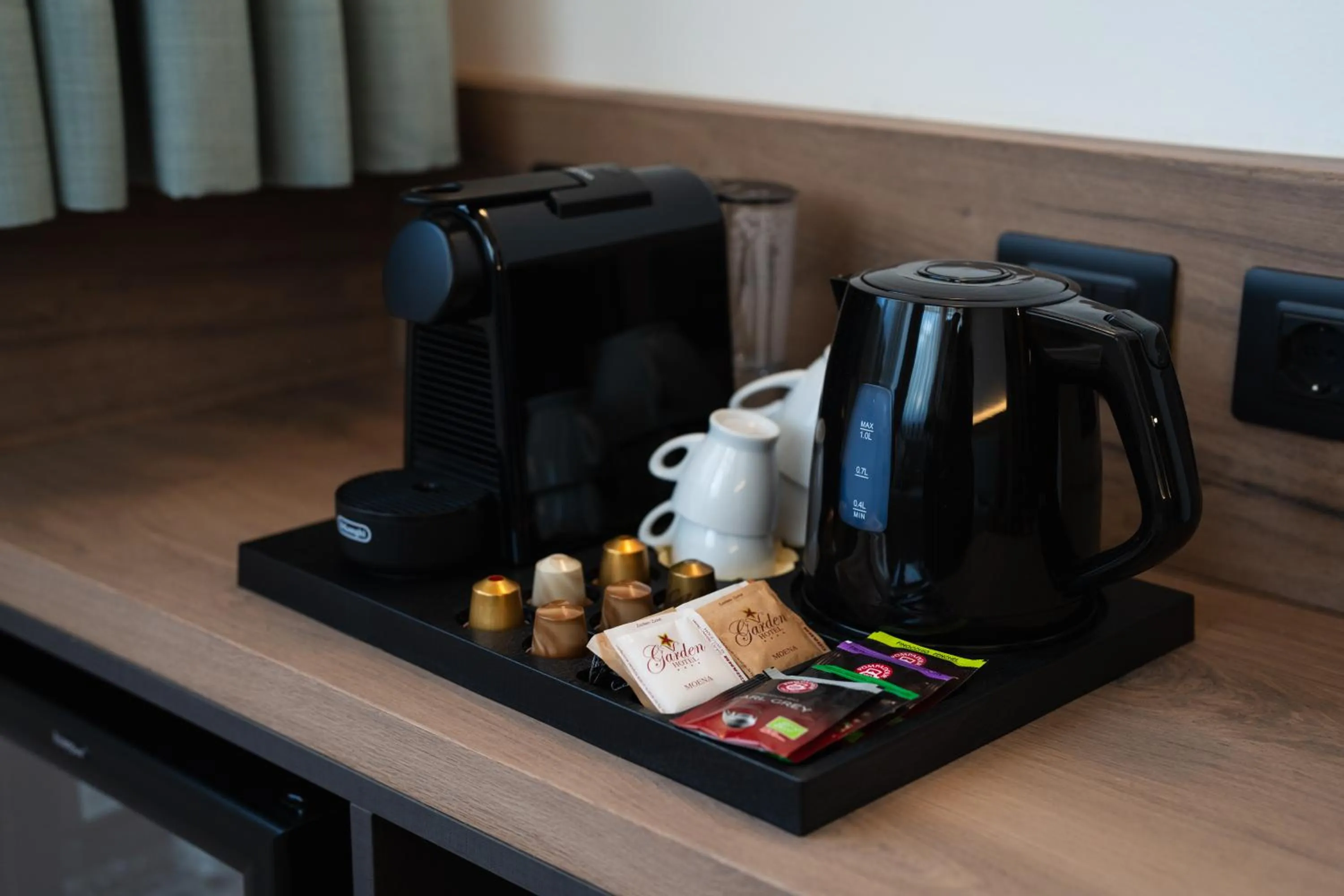 Coffee/tea facilities in Hotel Garden